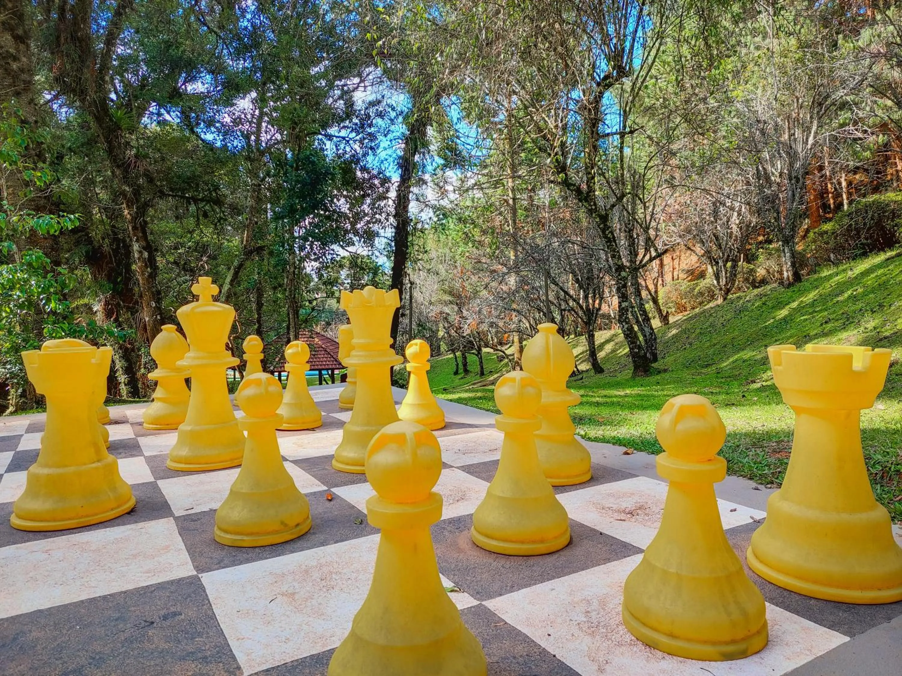 Garden in Hotel Fazenda Golden Park Campos do Jordão