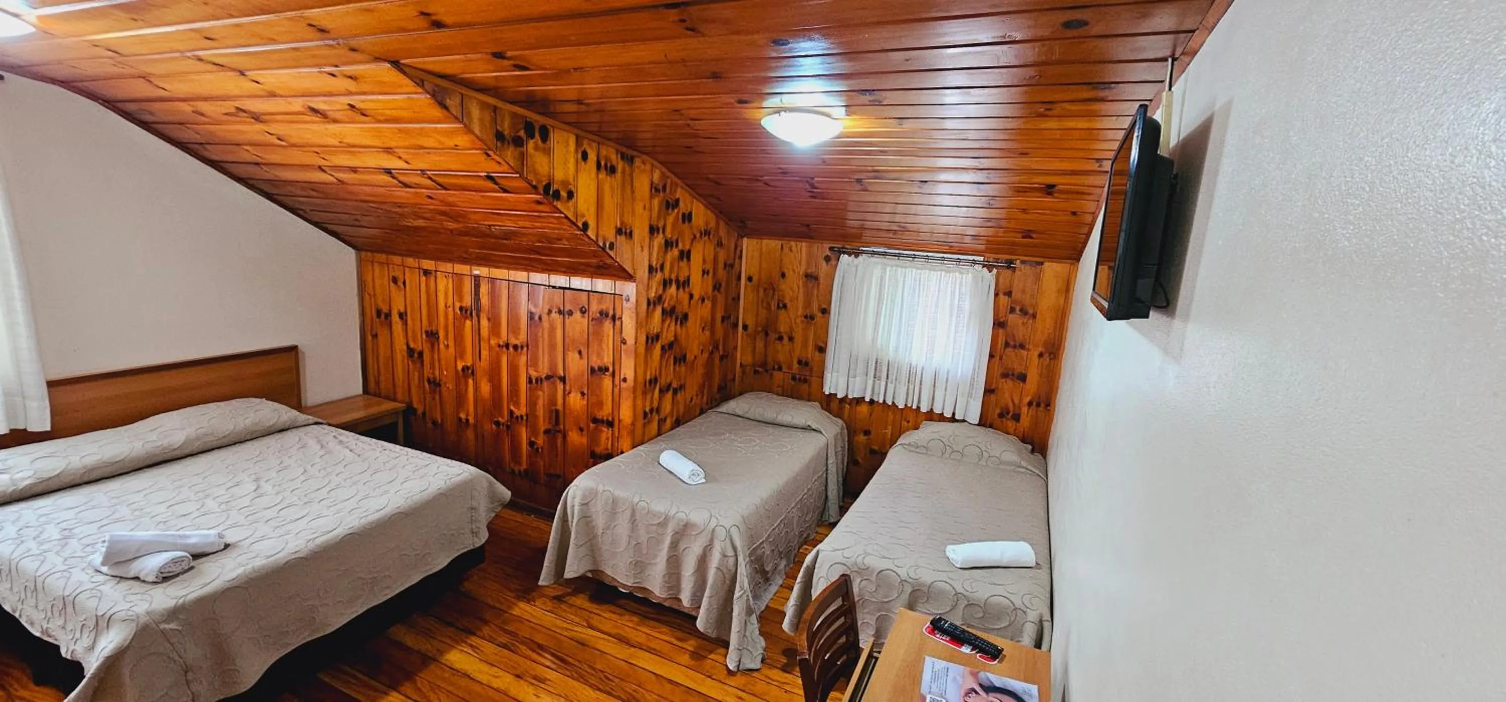 Bed in Hotel Fazenda Golden Park Campos do Jordão