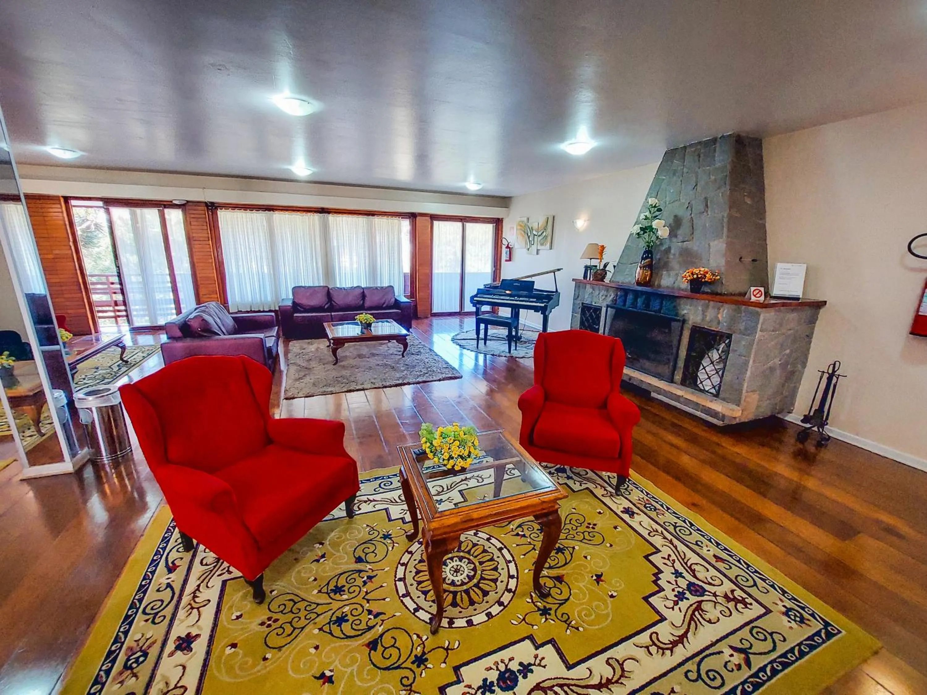 Living room in Hotel Fazenda Golden Park Campos do Jordão
