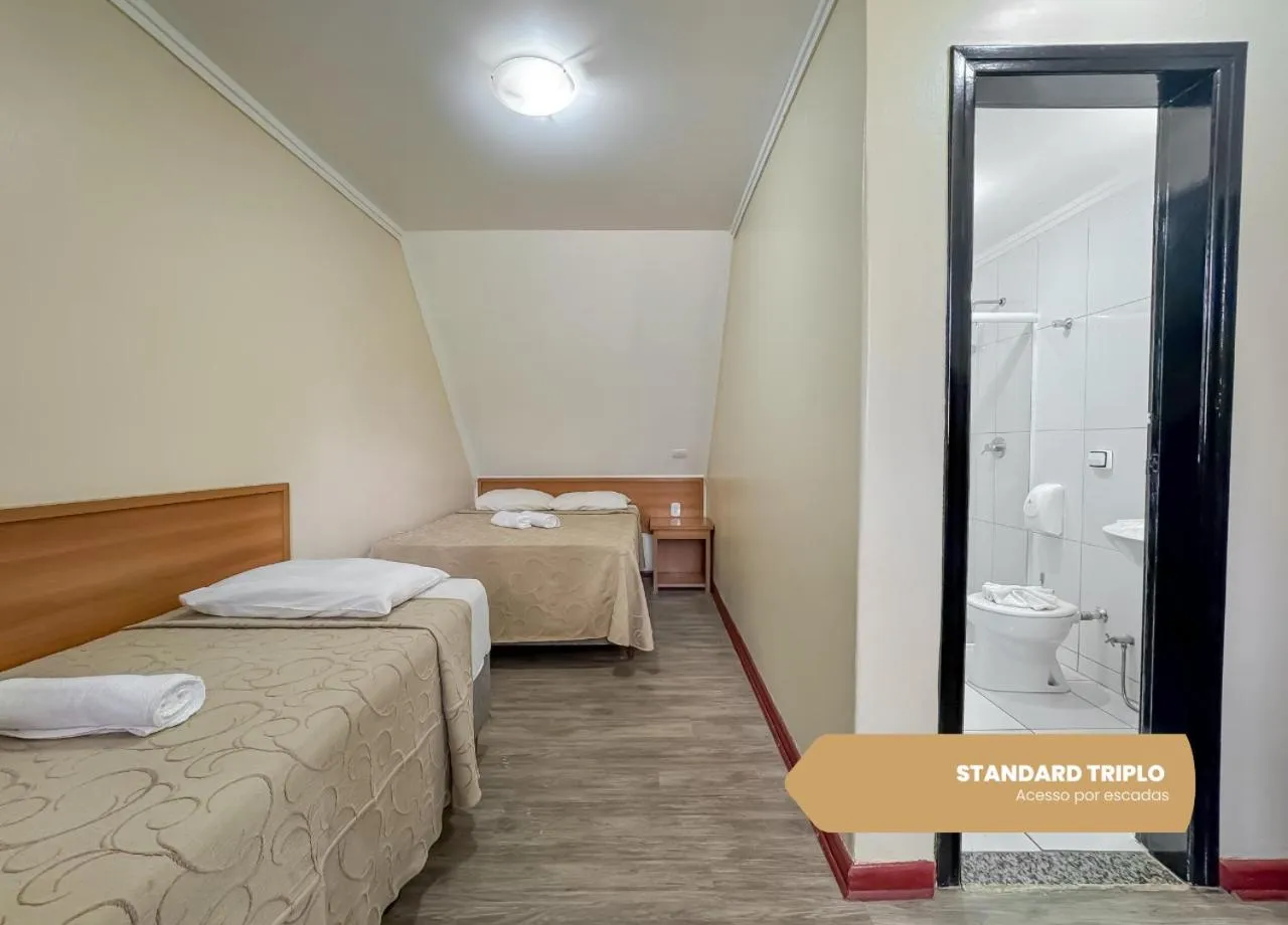 Bedroom, Bed in Hotel Fazenda Golden Park Campos do Jordão