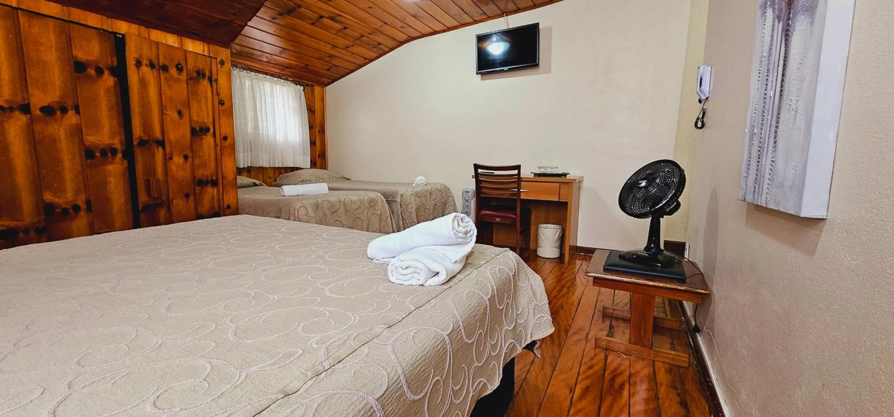 Bed in Hotel Fazenda Golden Park Campos do Jordão