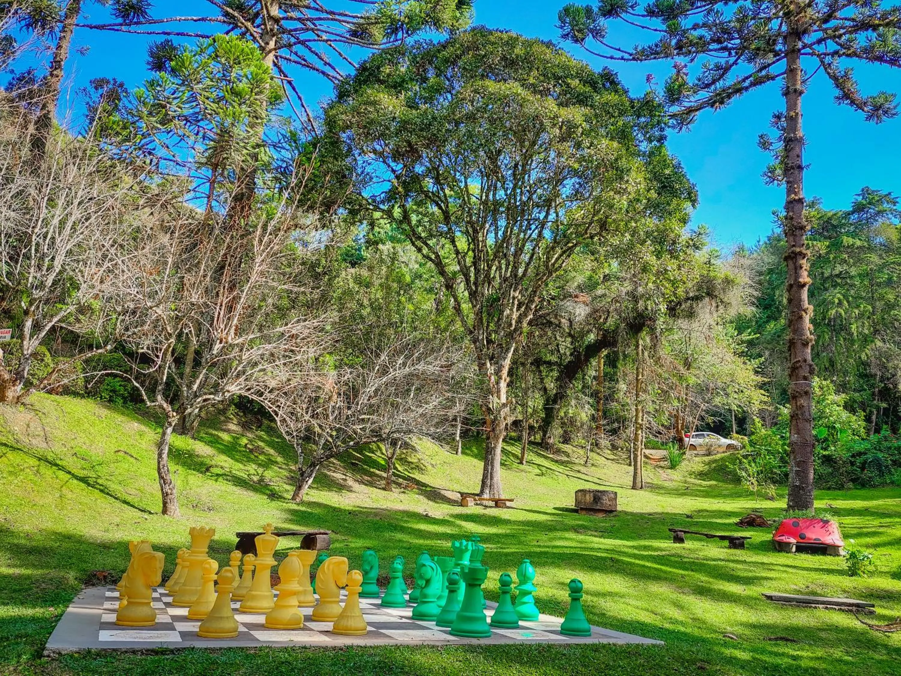 Garden in Hotel Fazenda Golden Park Campos do Jordão