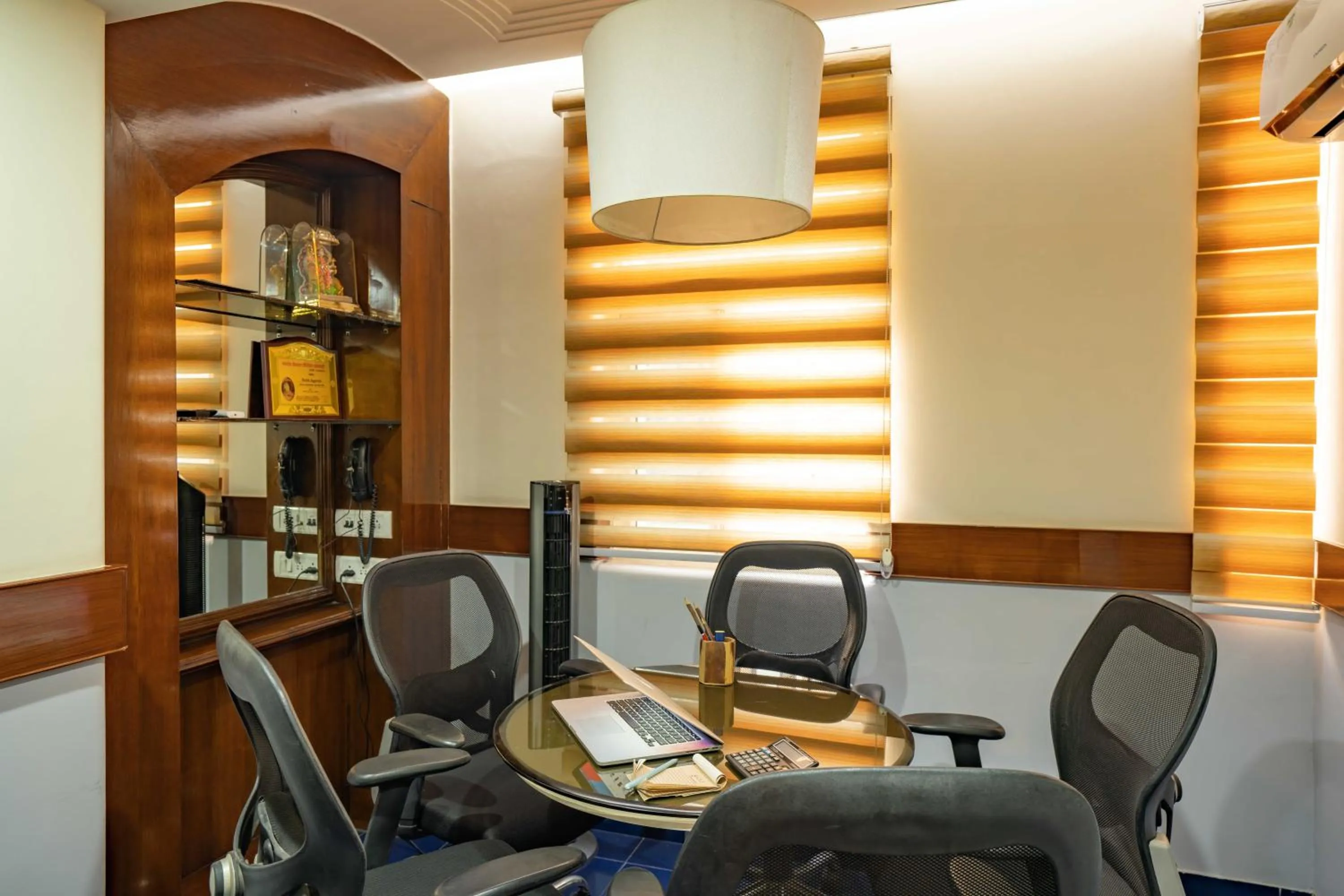 Seating area in Zostel Delhi