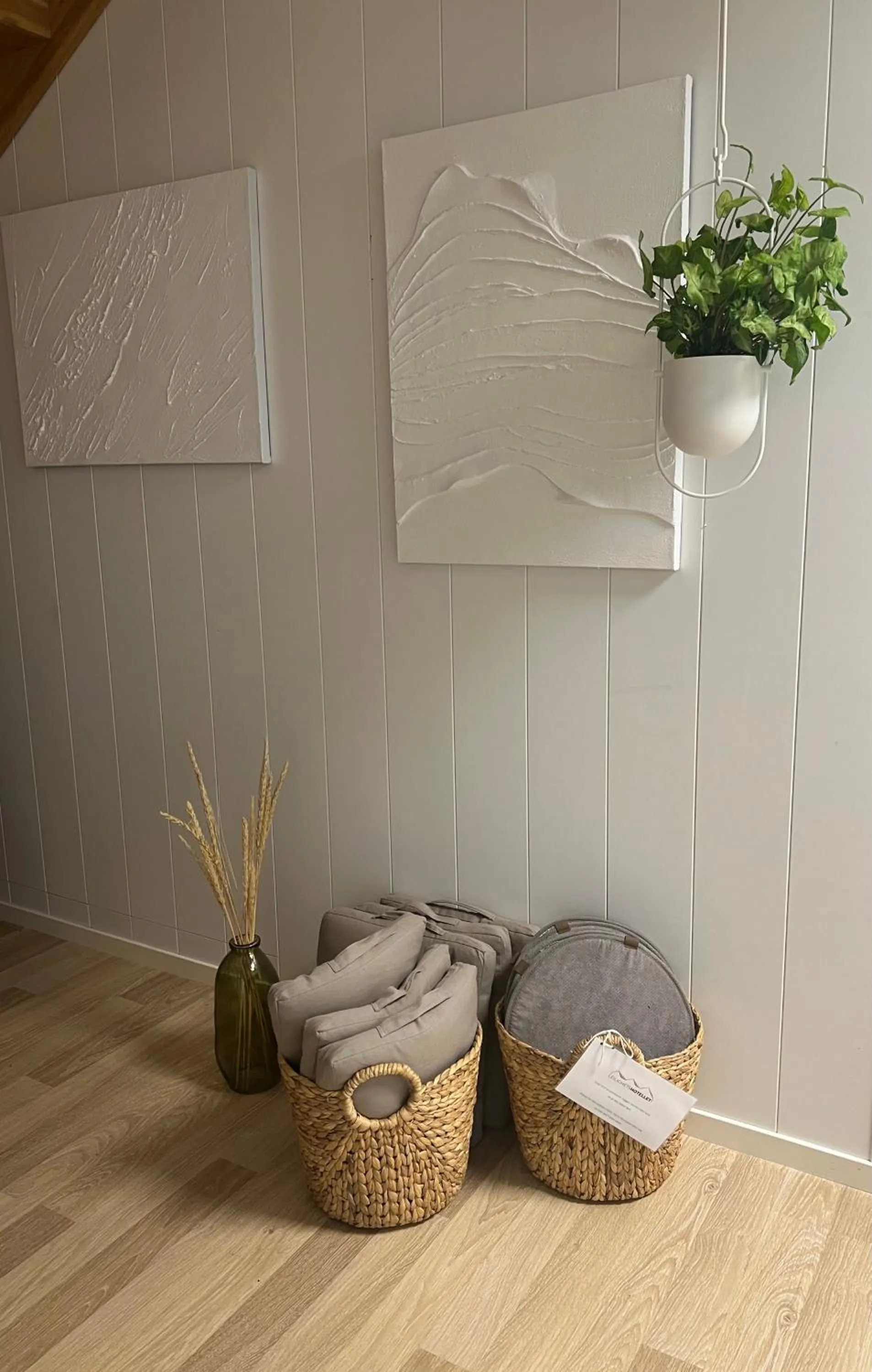 Seating area in Selvbetjent leilighetshotell på Ålgård