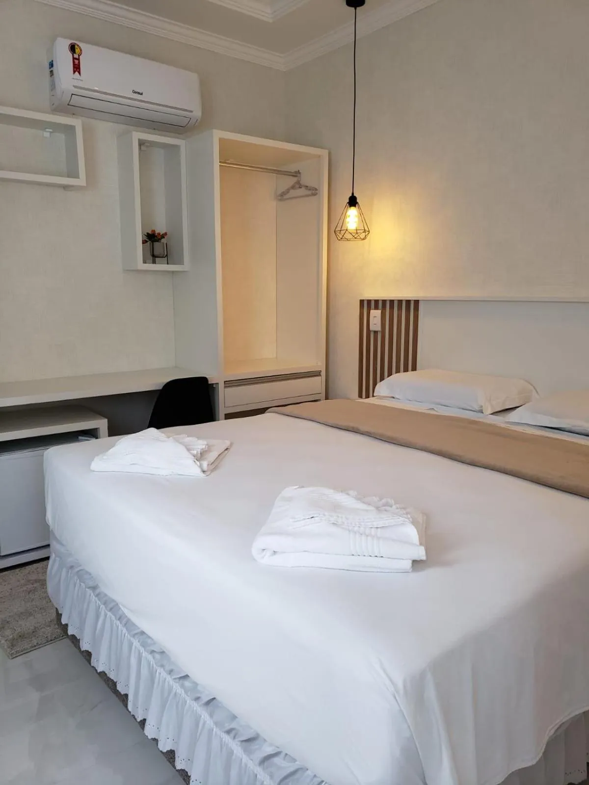 Bed in Pousada Recanto Jota Ge