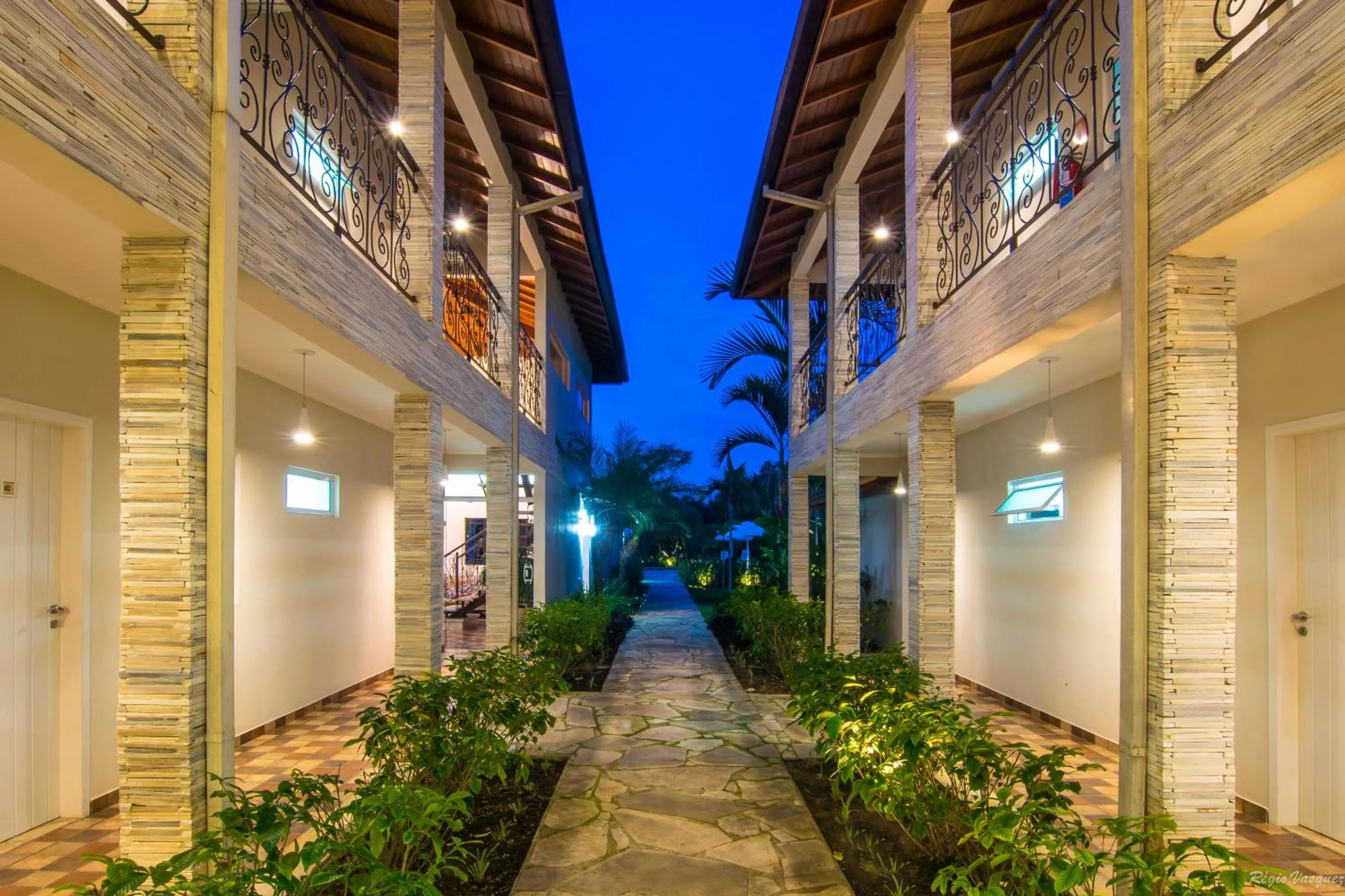 Garden view in Pousada Recanto Jota Ge