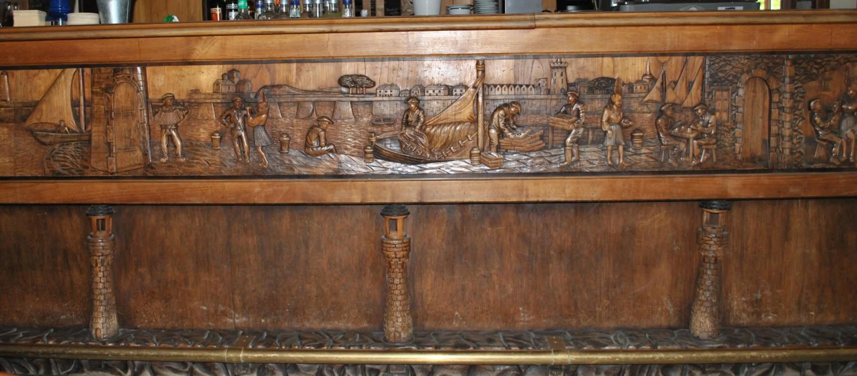 Lounge or bar in Hotel Les Voyageurs