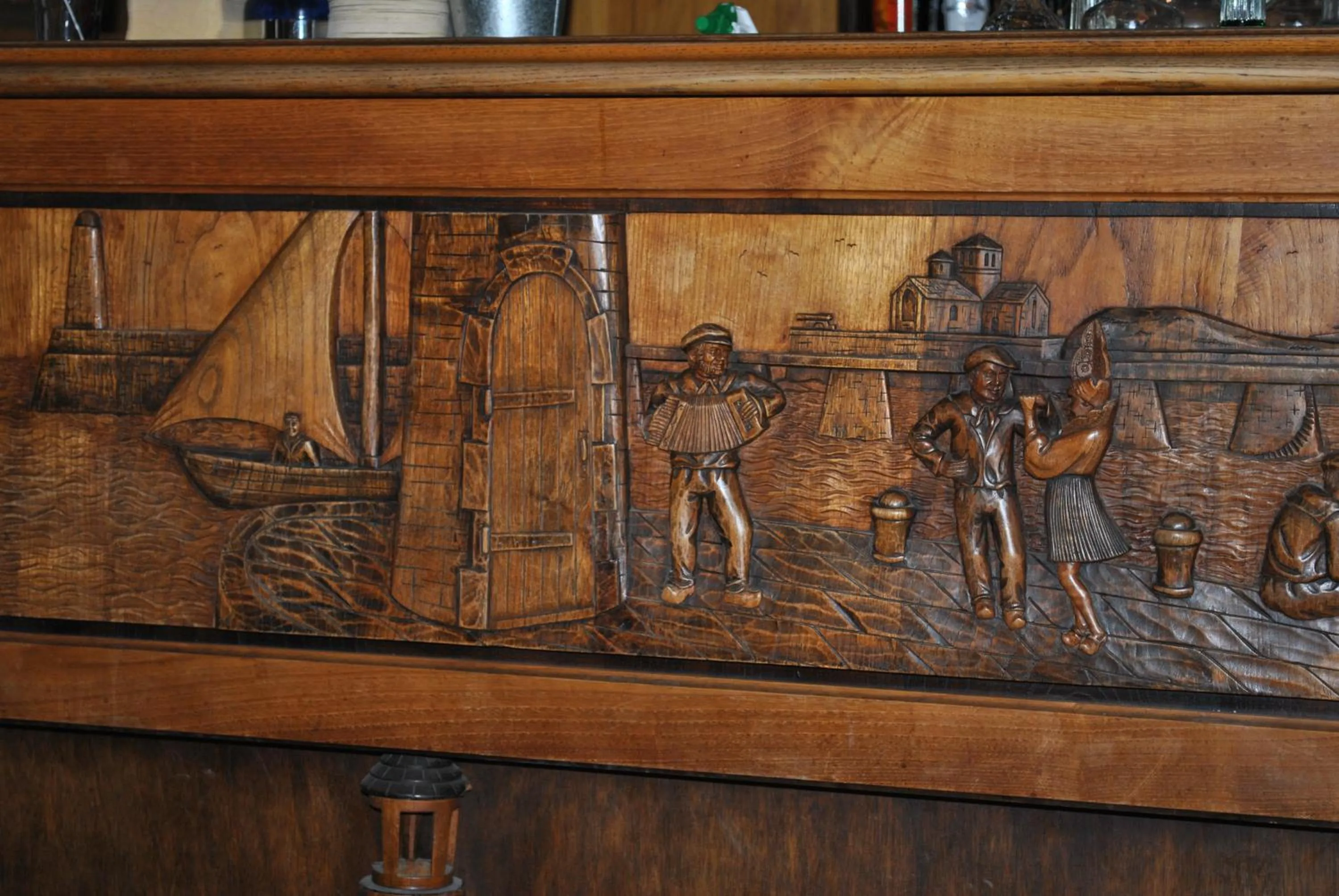 Lounge or bar in Hotel Les Voyageurs