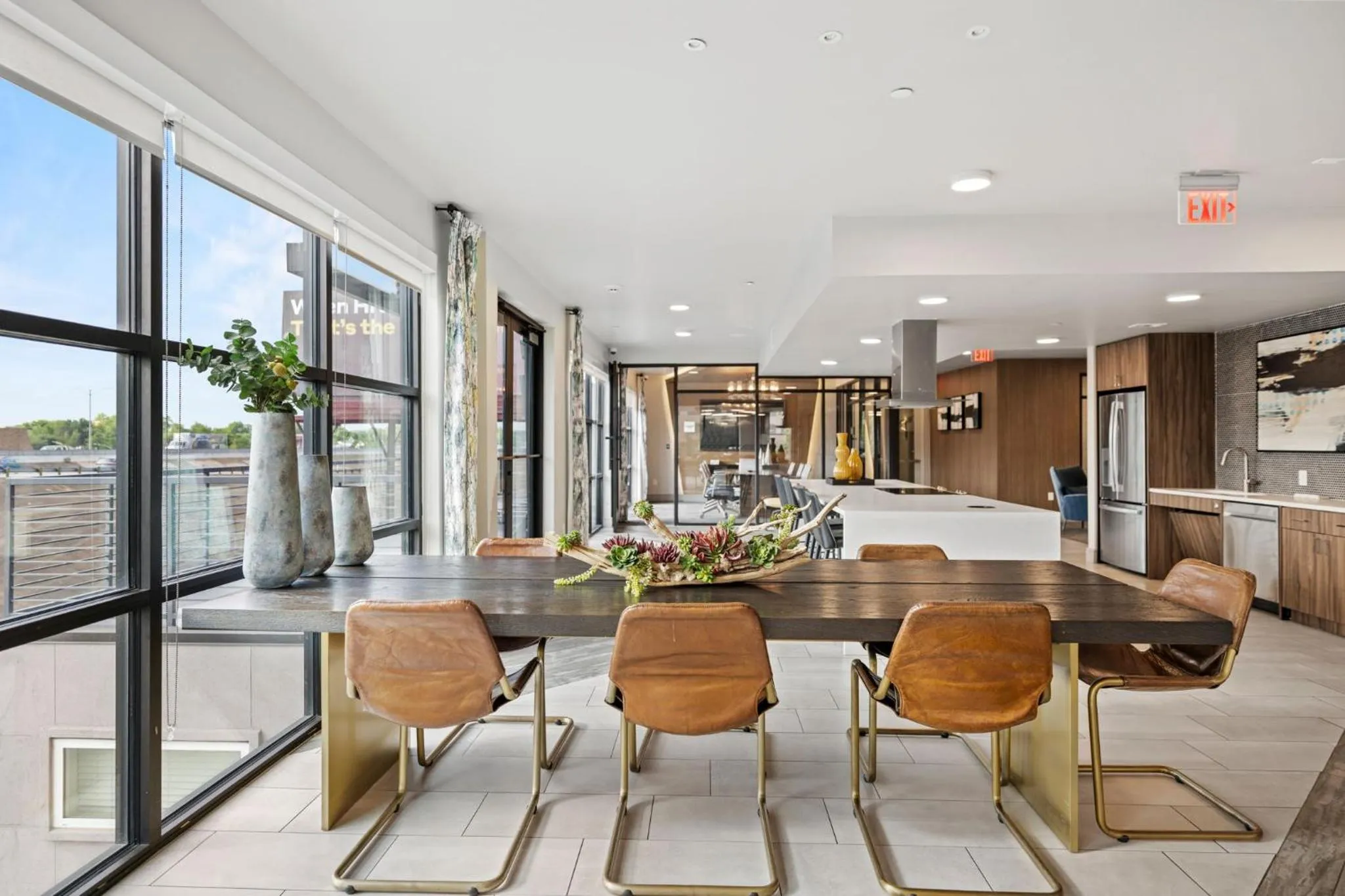 Seating area in Placemakr Downtown Austin