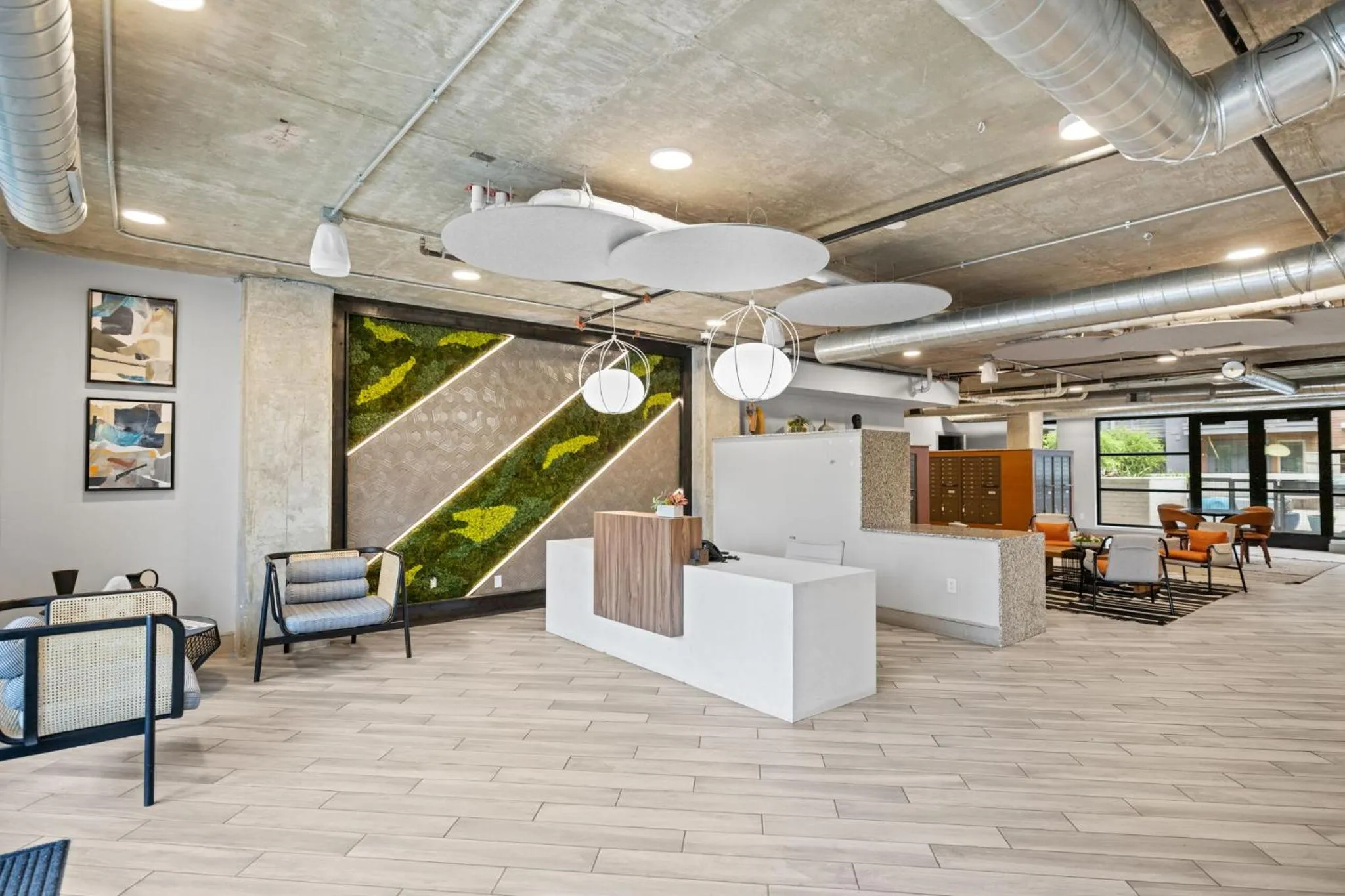 Lobby or reception in Placemakr Downtown Austin