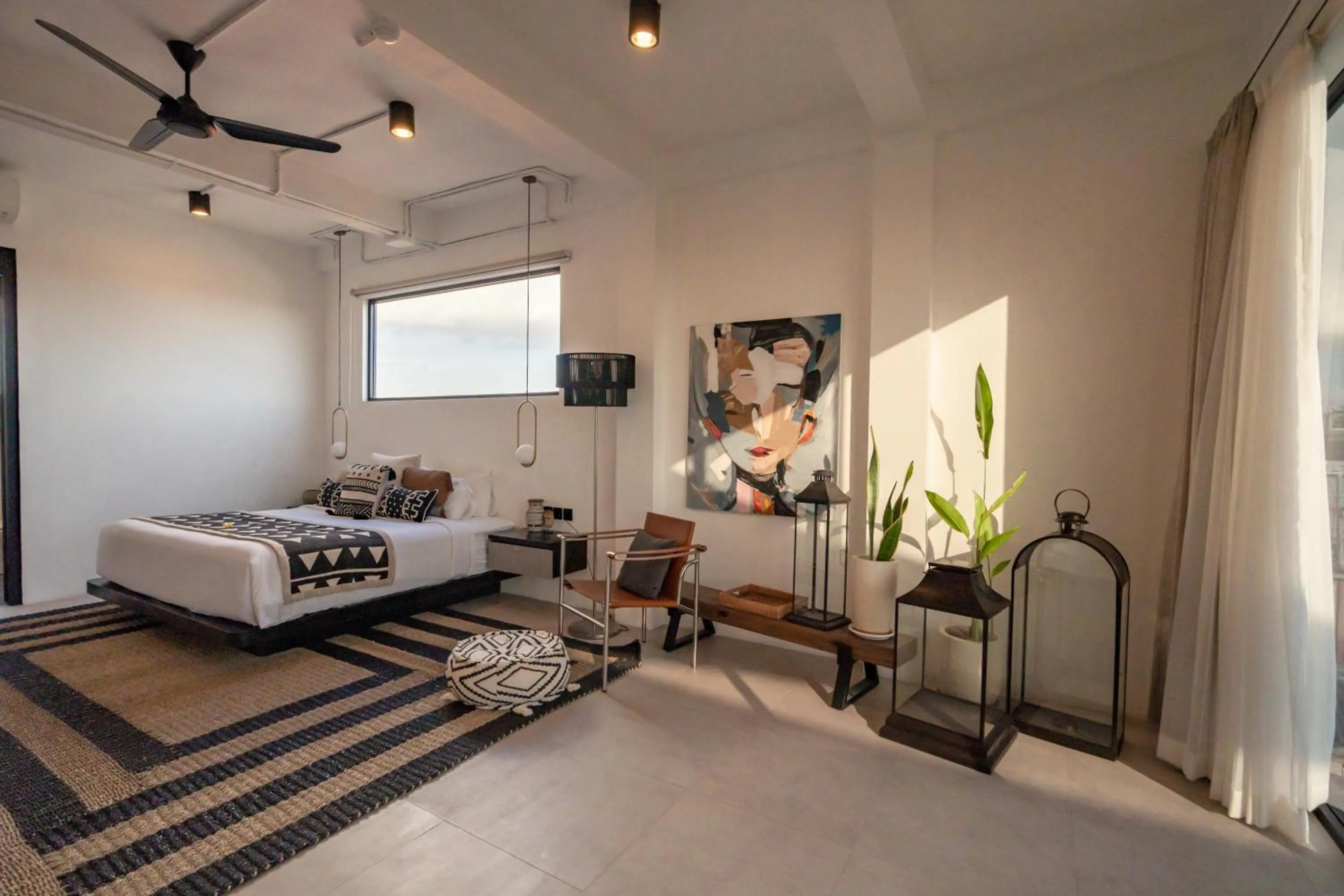 Bed in Onyx Beach Hotel