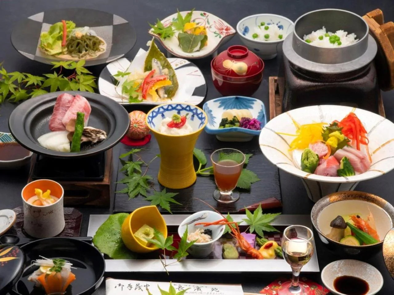 Food in AtamiOnsen Nagahamaen