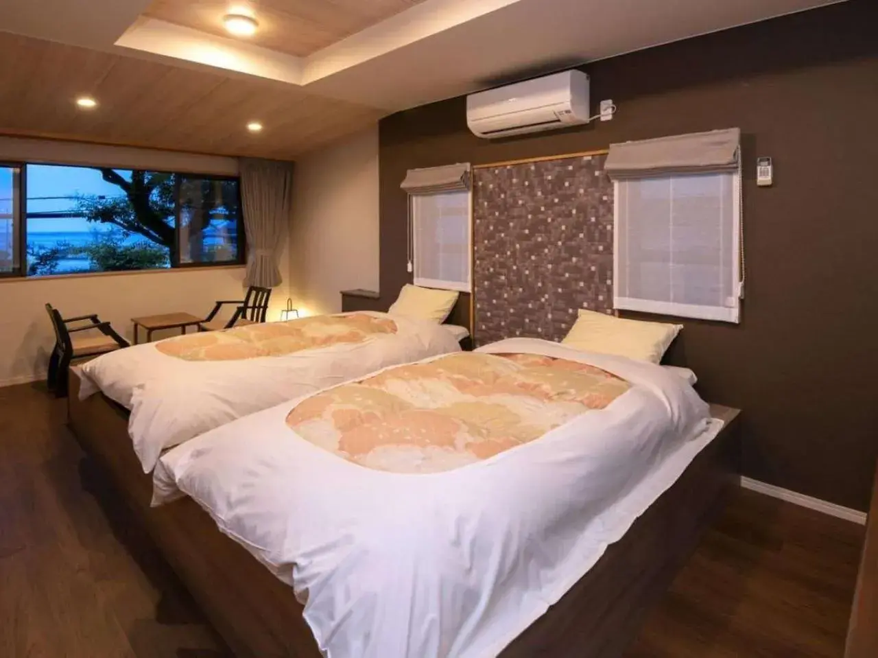 Twin Room with Sea View with Indoor Bath Onsen in AtamiOnsen Nagahamaen Twin Room with Sea View with Indoor Bath Onsen in AtamiOnsen Nagahamaen