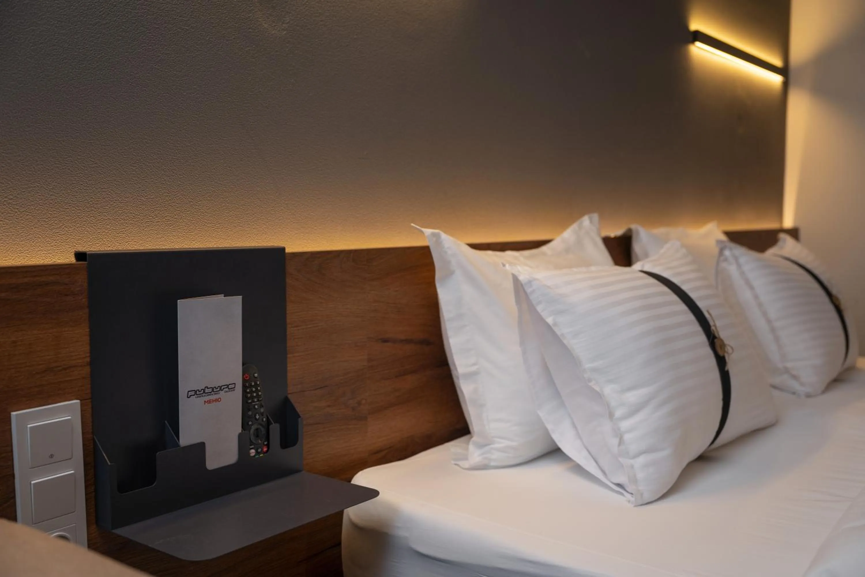 Bed in Duo Hotel by Futuro