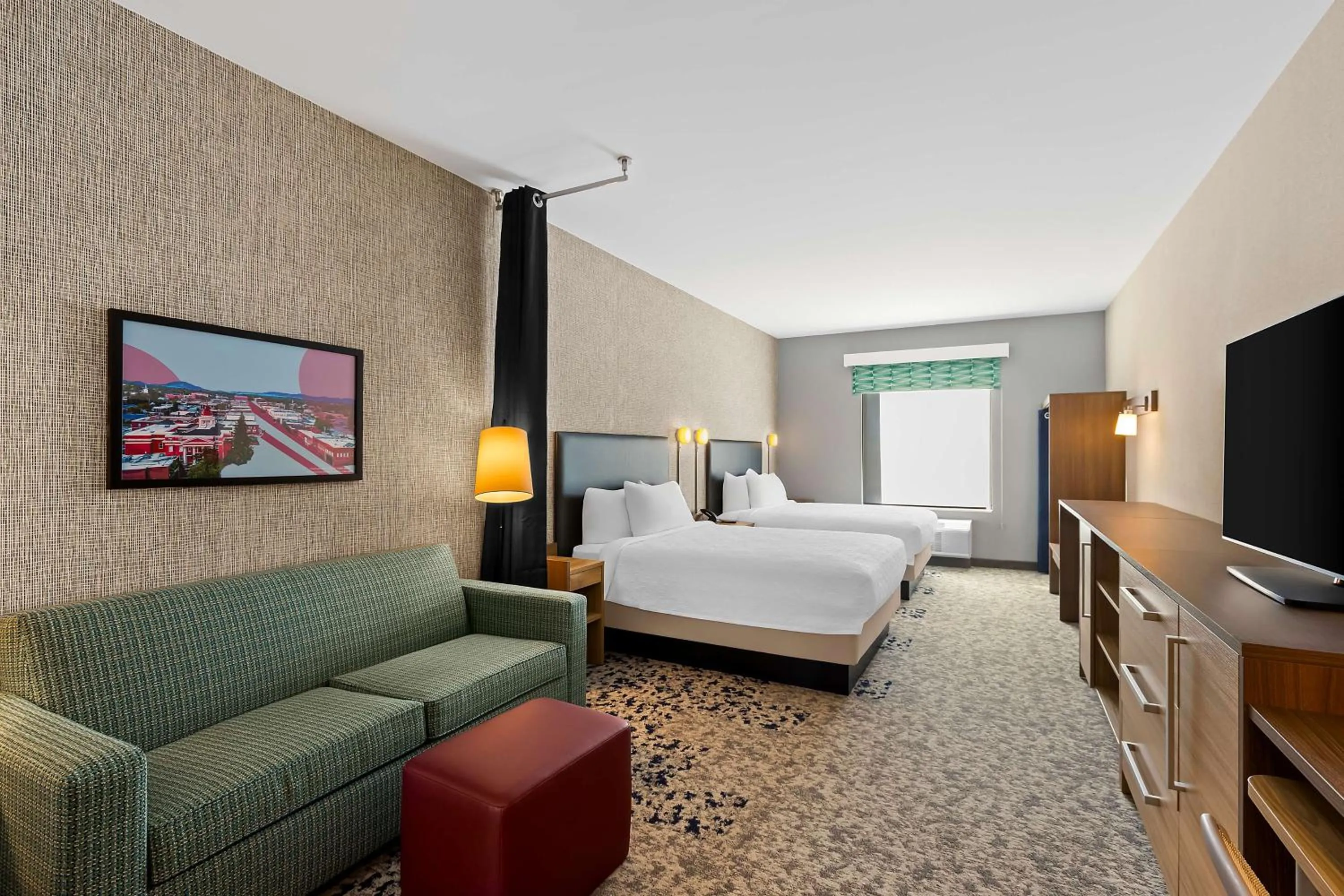 Bed in Home2 Suites By Hilton Hendersonville