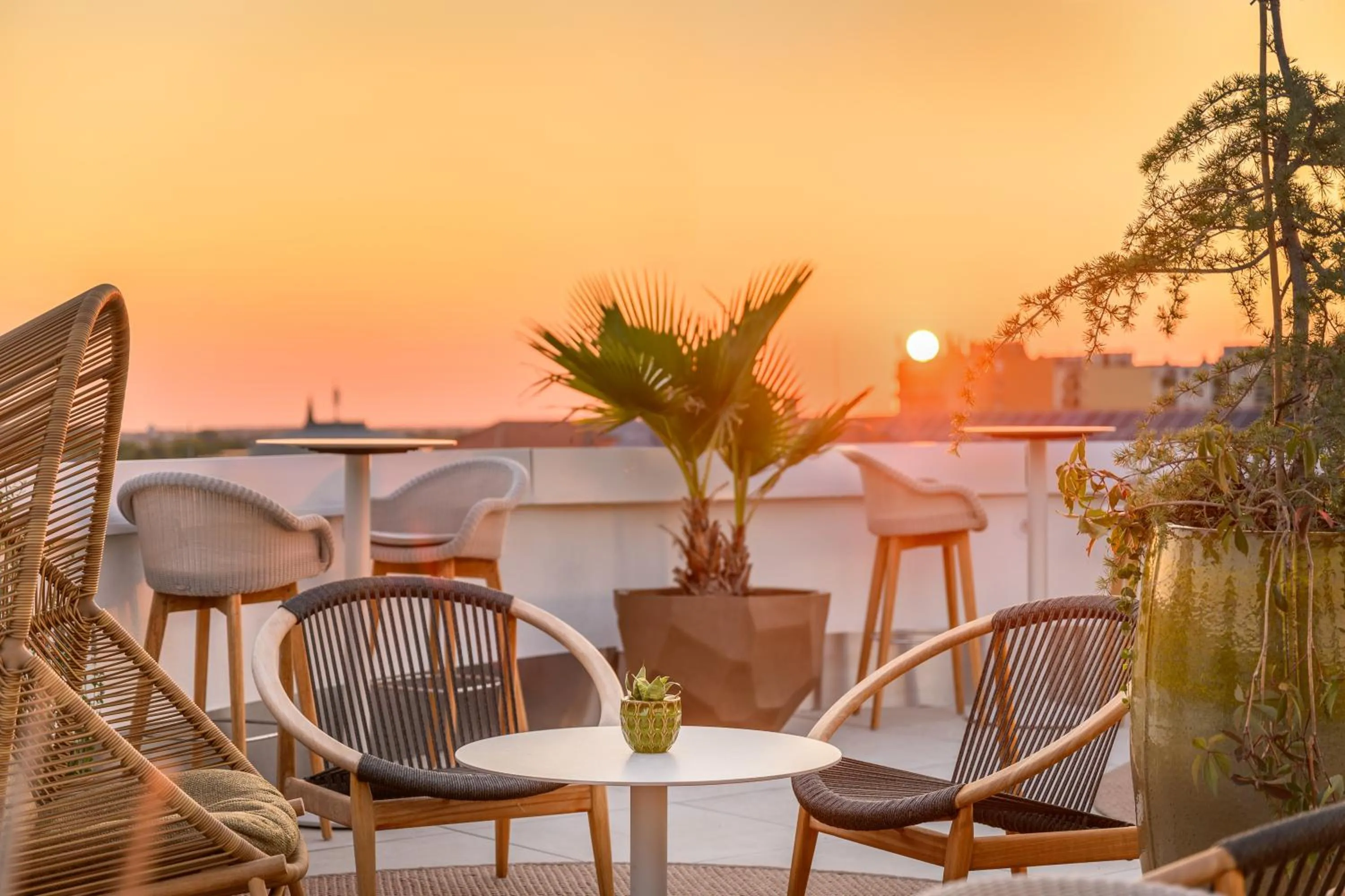Patio in Hilton Garden Inn Debrecen City Center