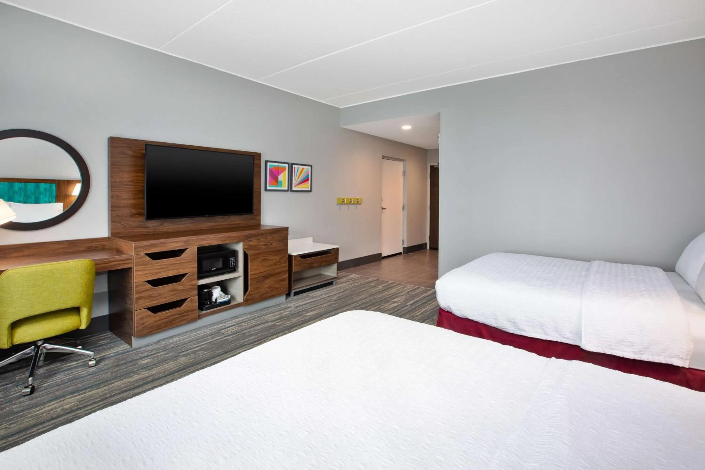 Bedroom, Bed in Hampton Inn & Suites By Hilton Indianapolis South Greenwood