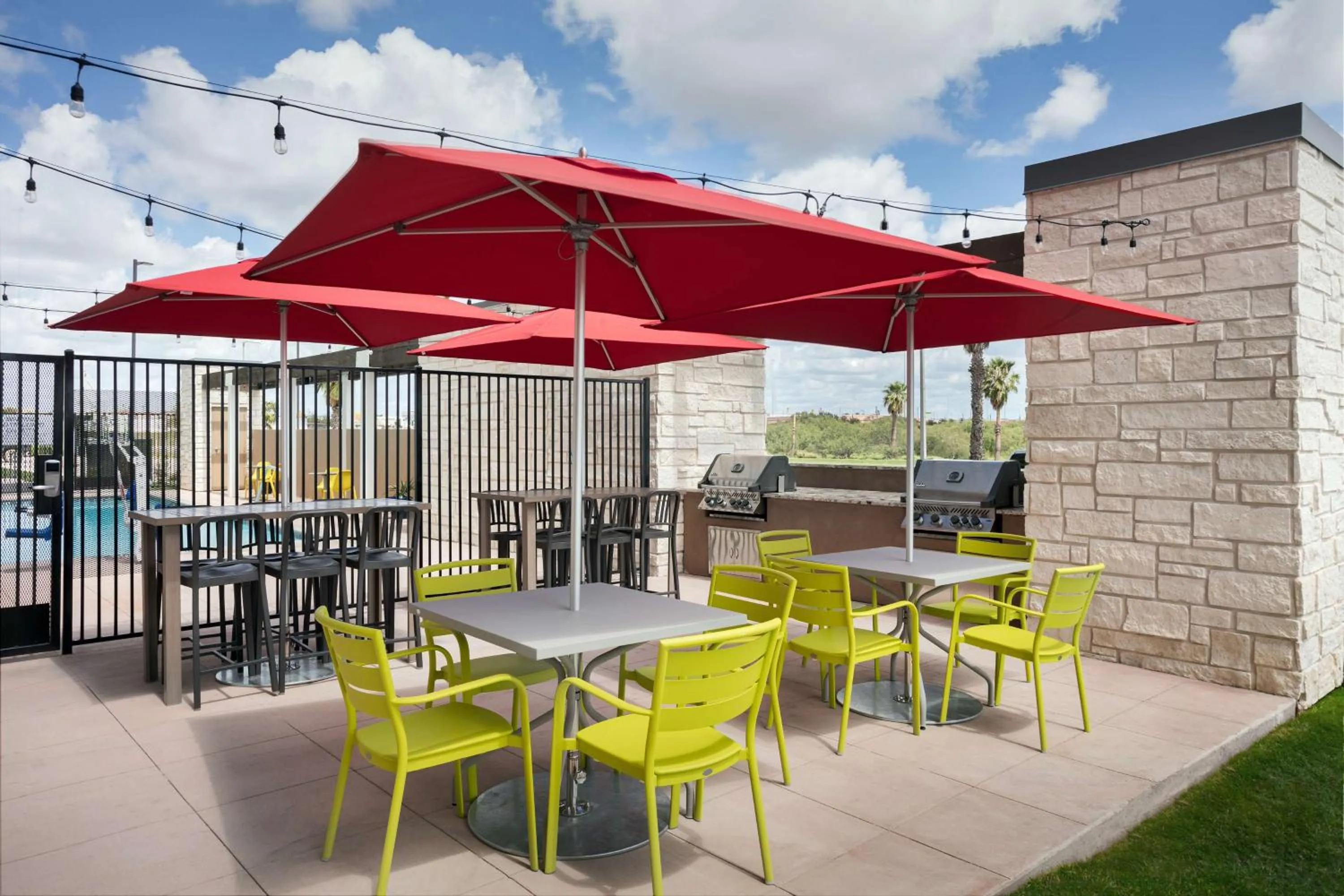 Patio in Home2 Suites By Hilton Laredo North