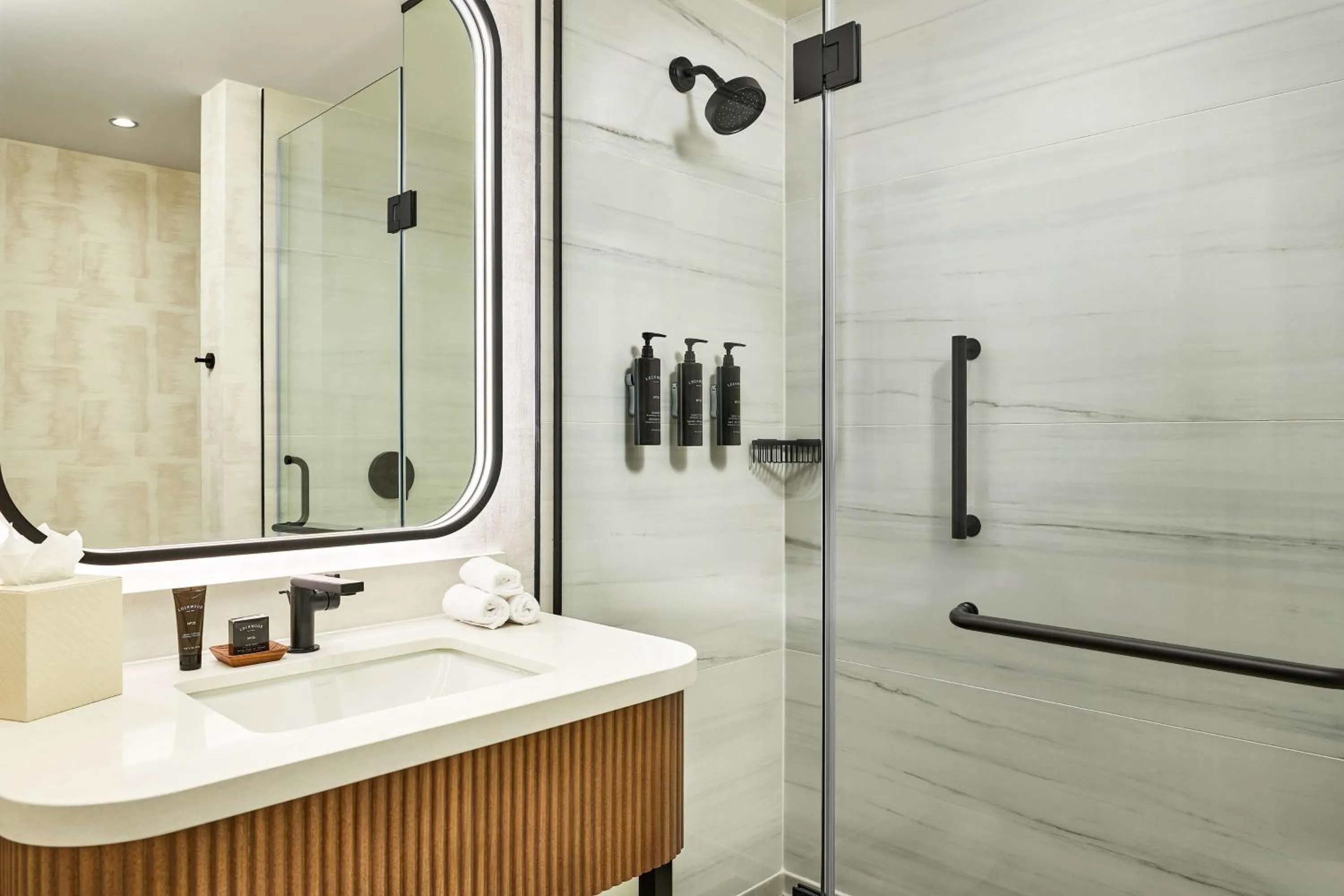 Bathroom in Lively Hotel On Oak Oklahoma City, Tapestry By Hilton