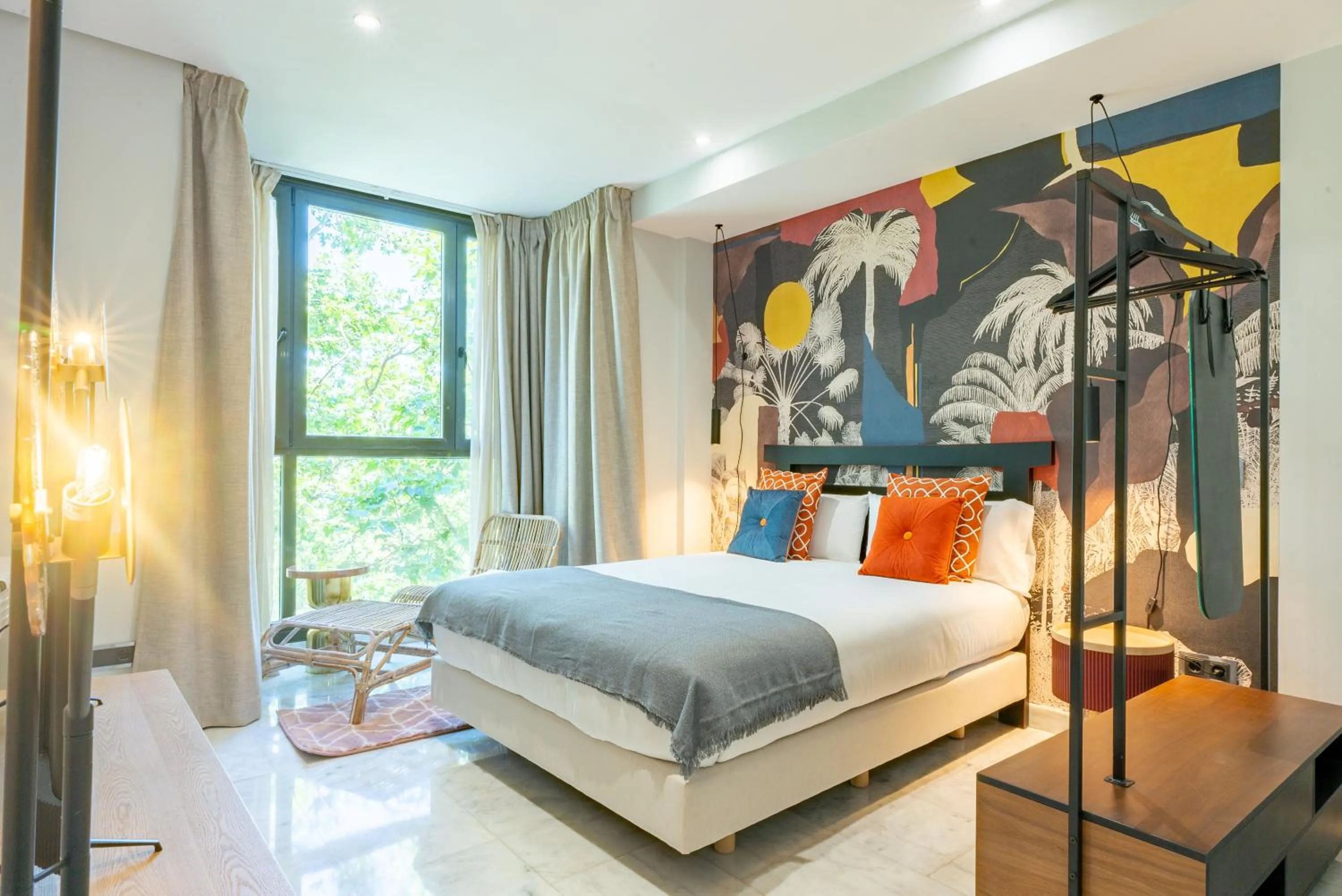 Bedroom, Bed in Smartr Madrid Las Ventas