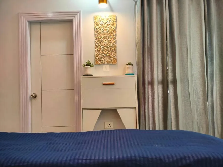 Bedroom, Bed in Blue Heart Home by the Ganges - Cosy 1Bhk-Veerbhadra