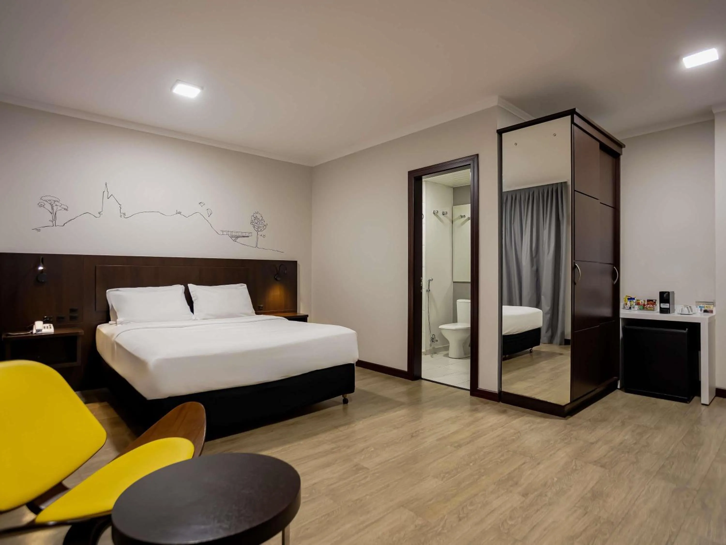 Bedroom, Bed in Mercure Jaragua do Sul
