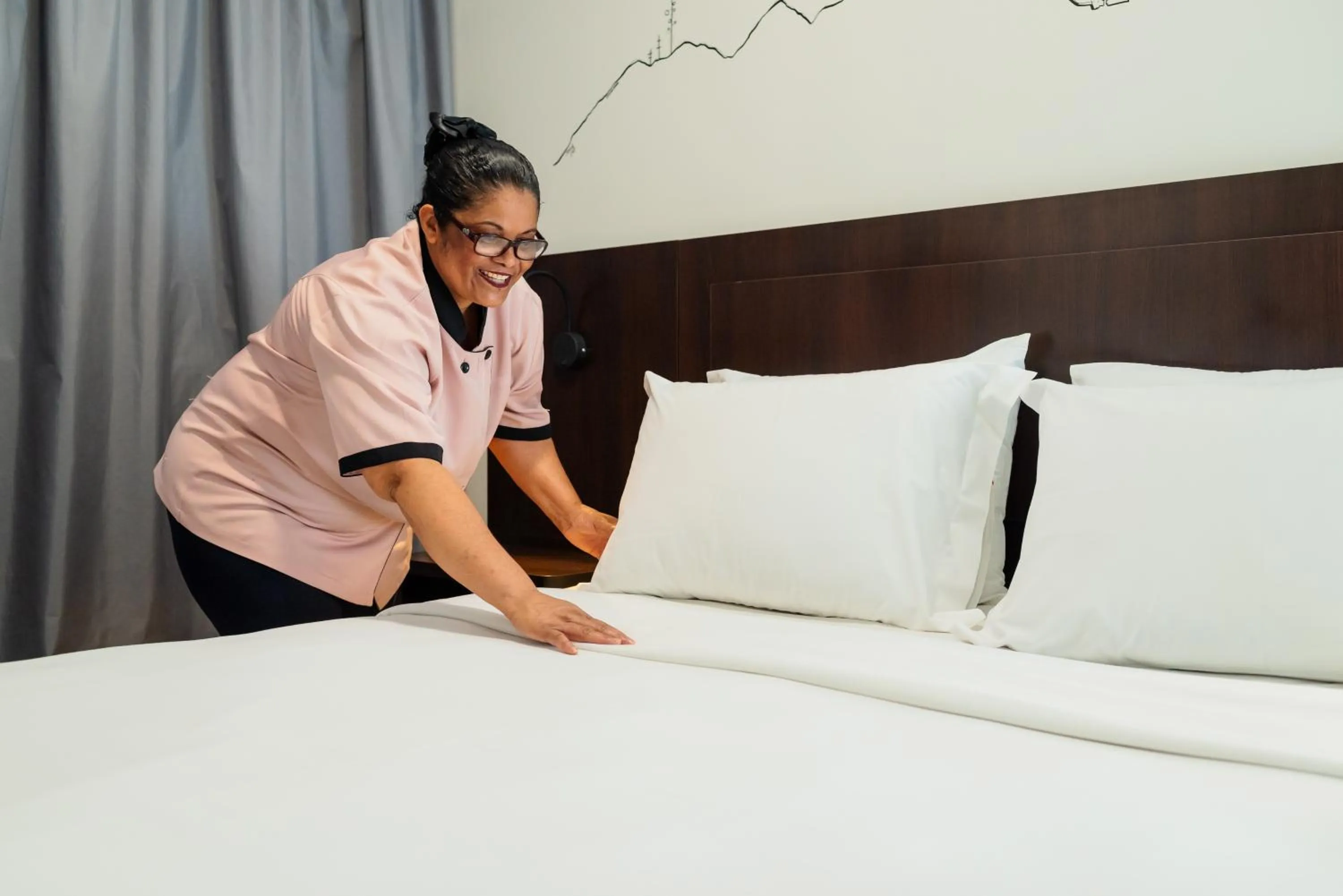 Bed in Mercure Jaragua do Sul