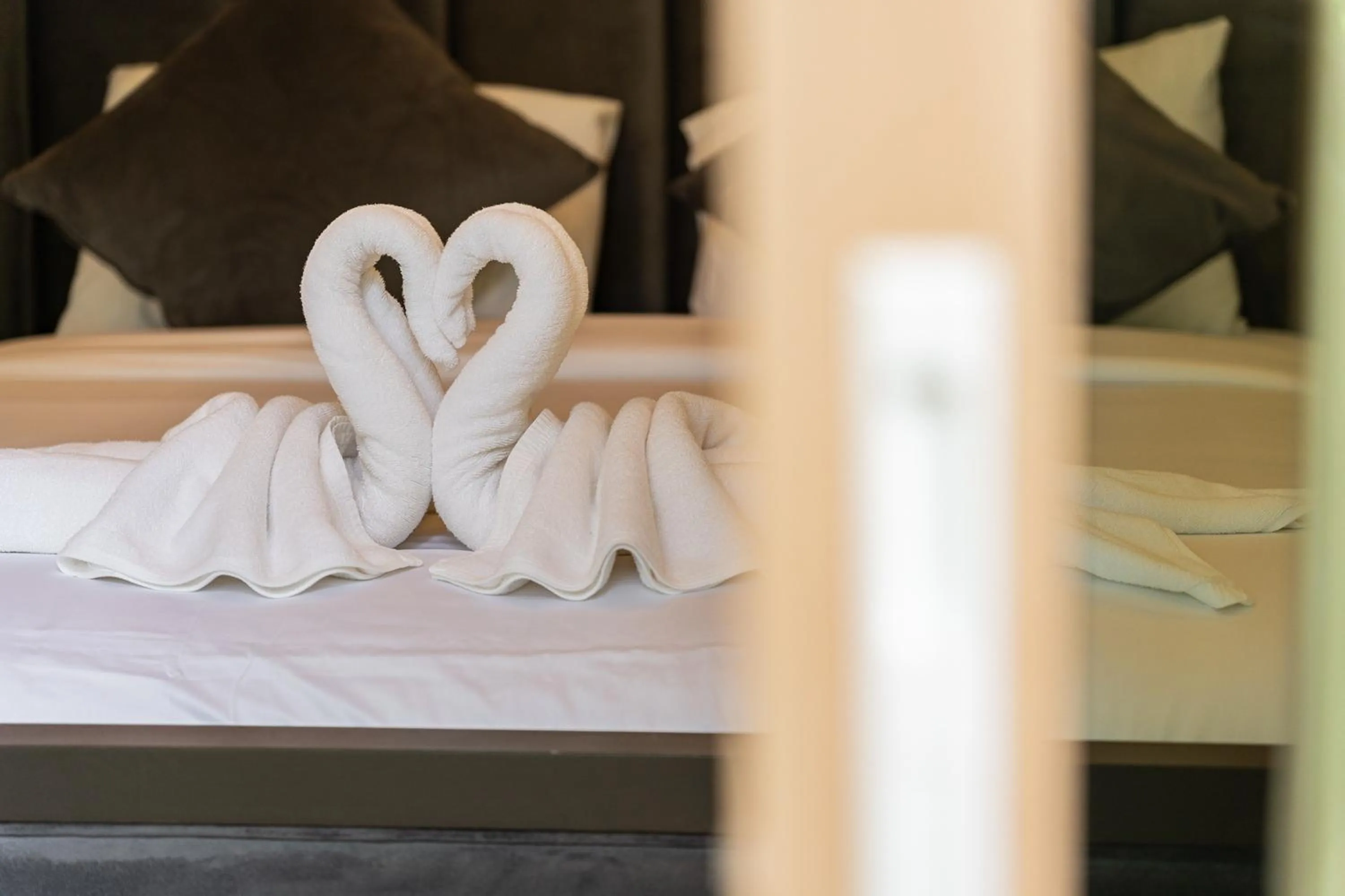 towels, Bed in Inthada At Mae Kampong