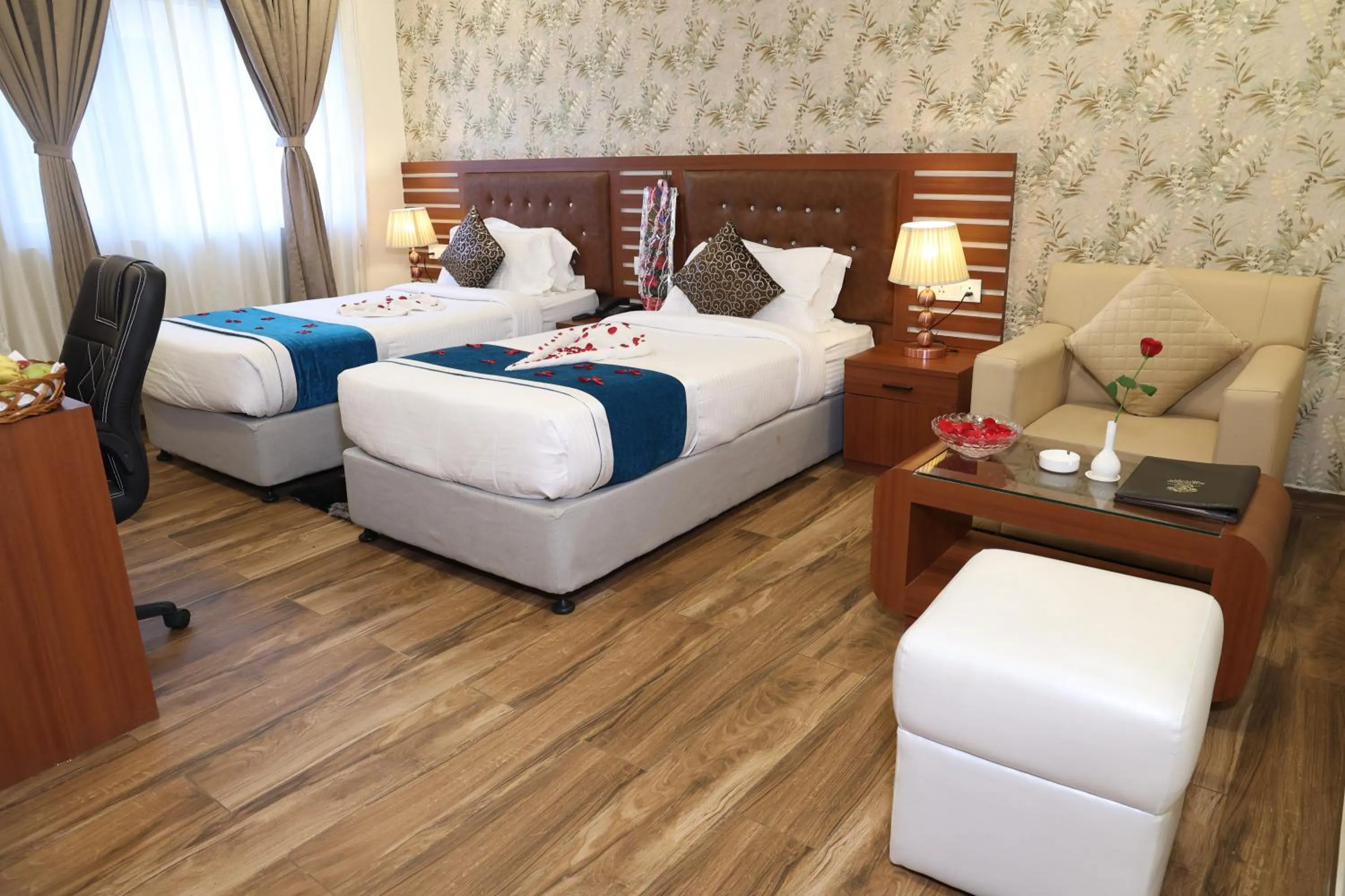 Bed in Hotel Sidh Vedantha