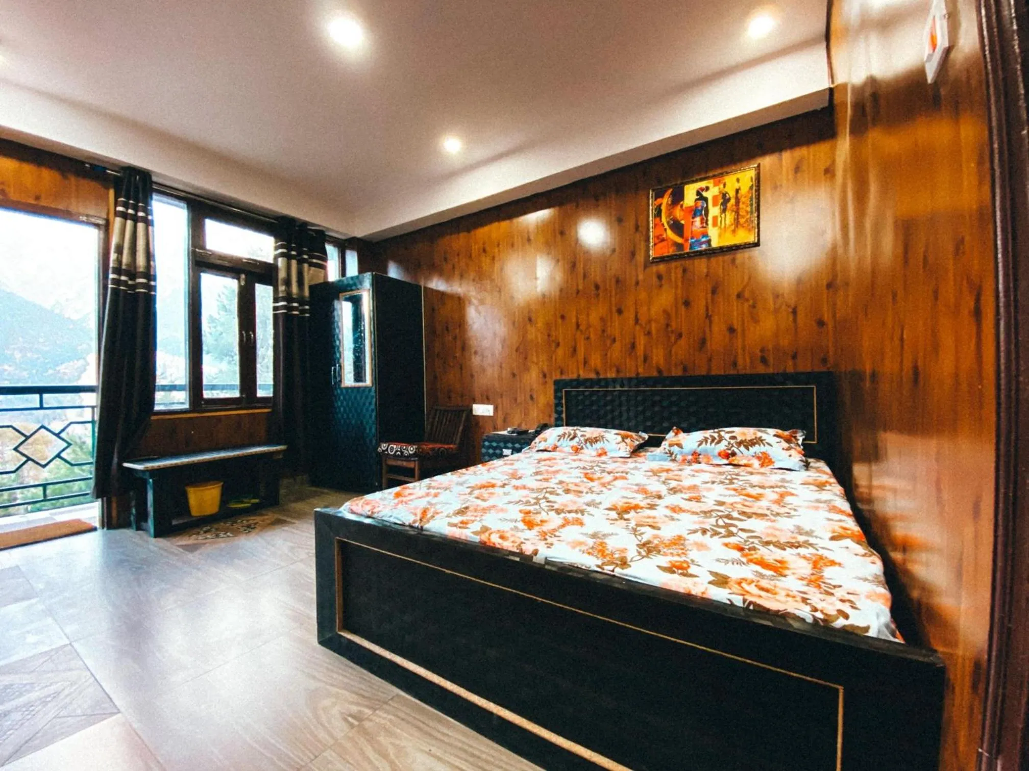 Bed in HOTEL NIRVANA