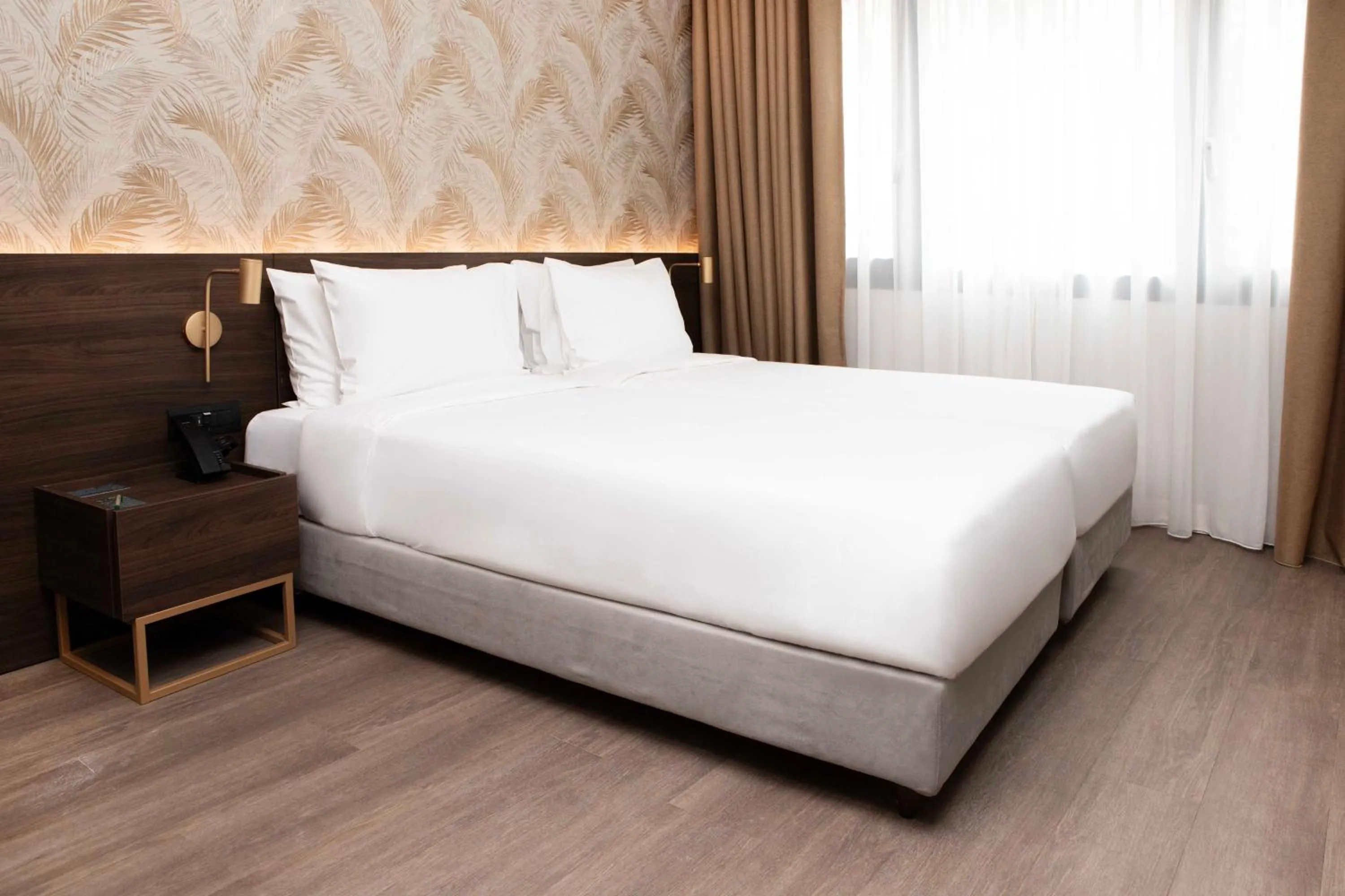 Bed in Luwian Athens Boutique Hotel