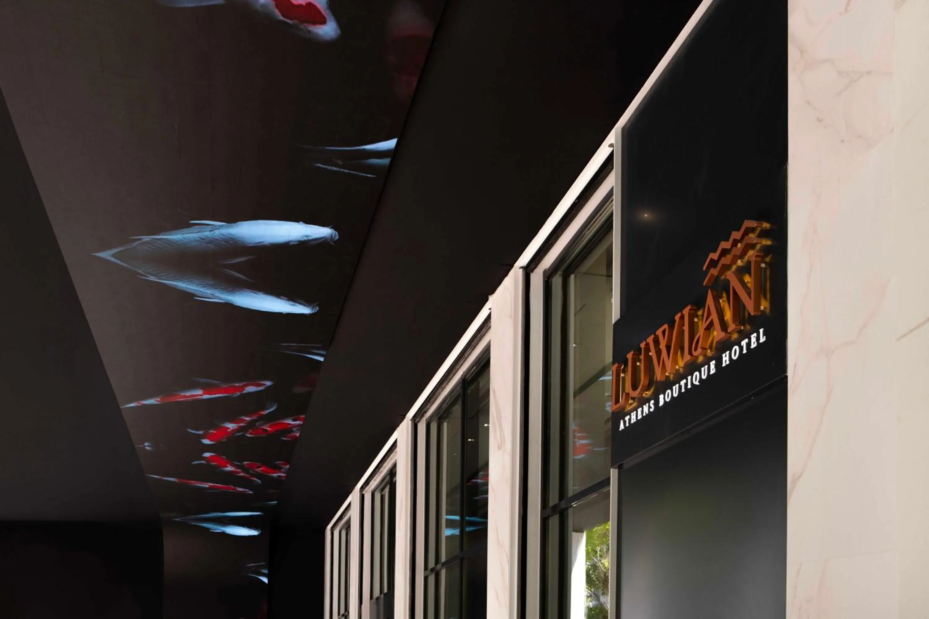 Facade/entrance in Luwian Athens Boutique Hotel