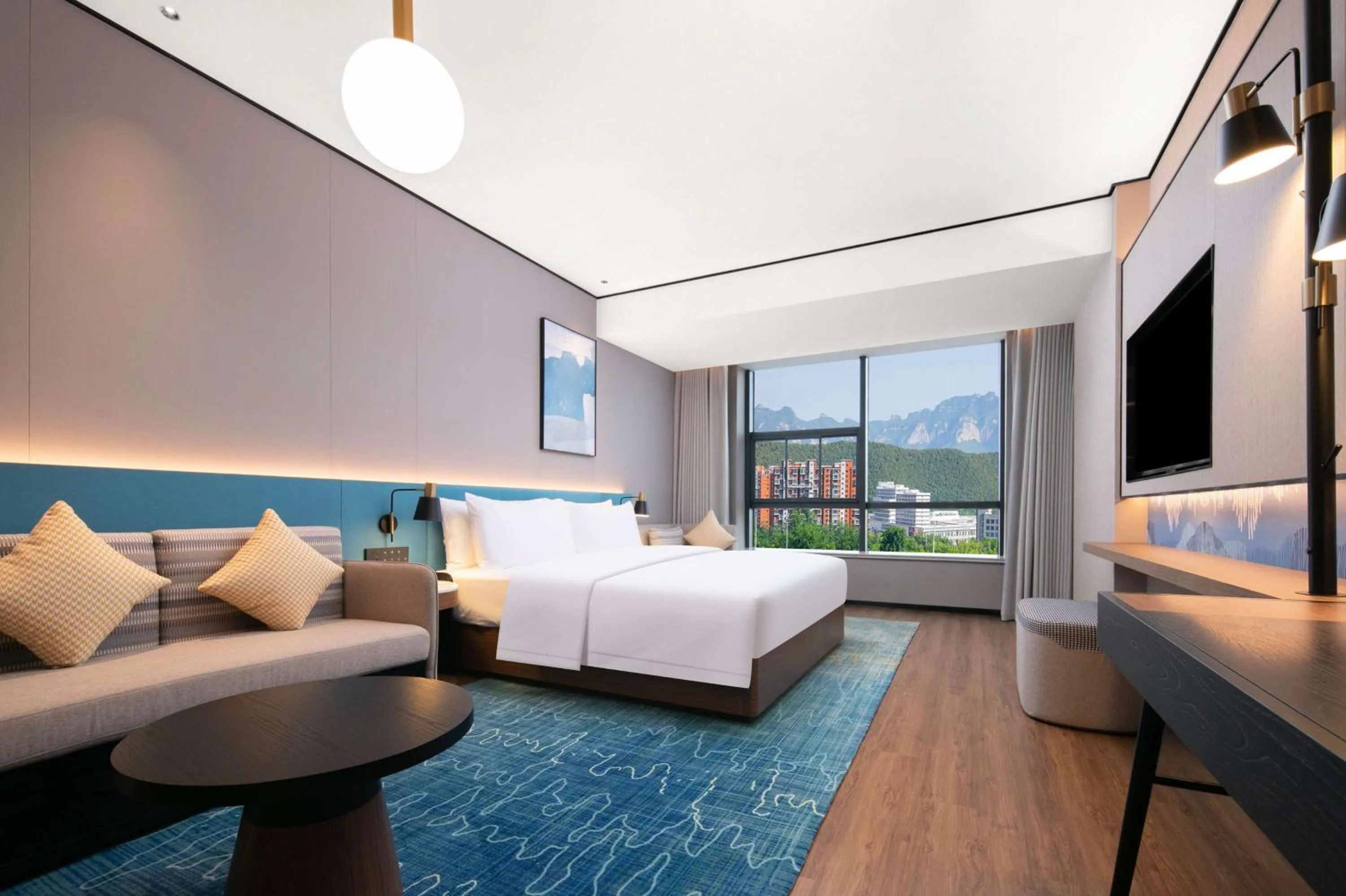 Living room, Bed in Hilton Garden Inn Handan She County