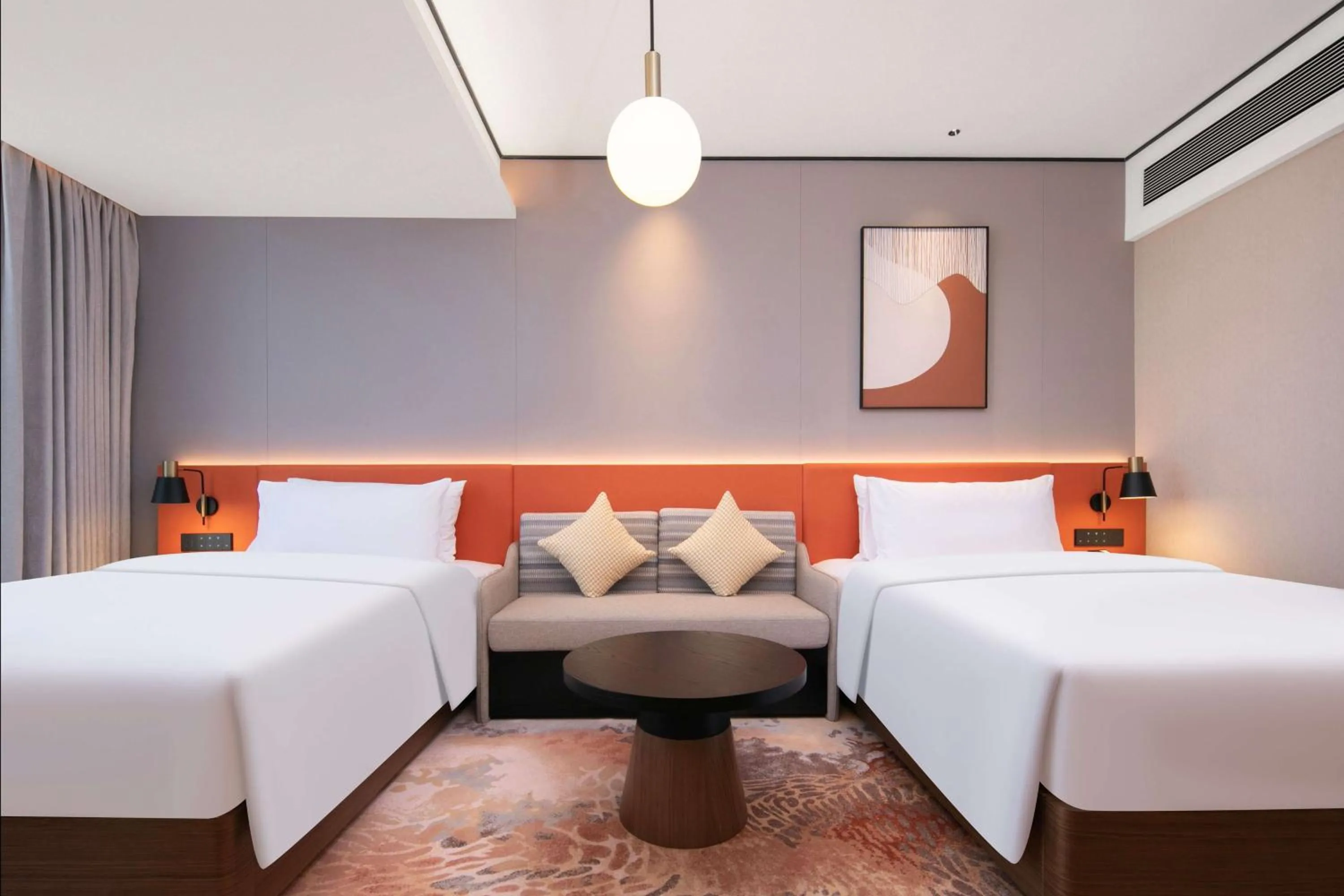 Living room, Bed in Hilton Garden Inn Handan She County