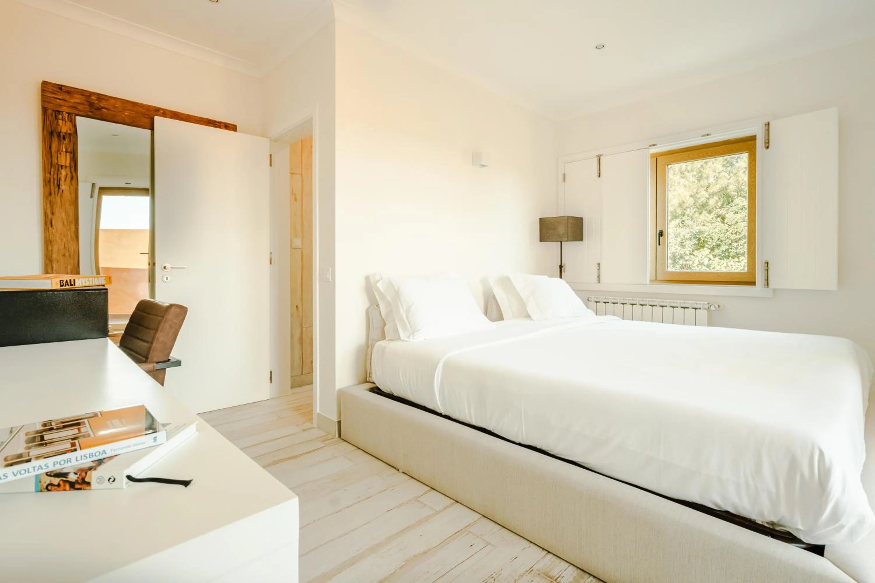 Bed in Casa Pôr do Sal - Boutique Guesthouse with Heated Pool & Sea Views