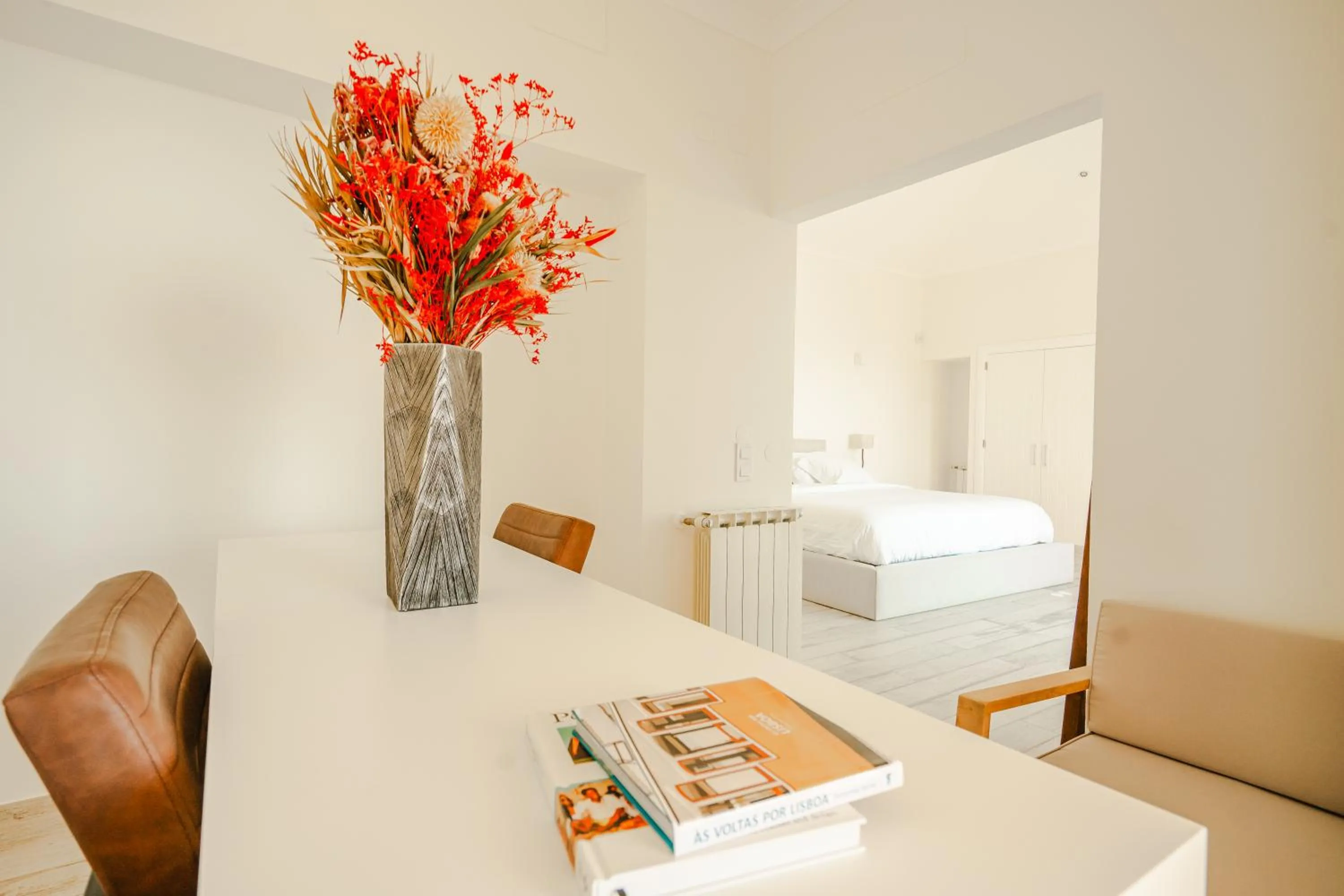 Bed in Casa Pôr do Sal - Boutique Guesthouse with Heated Pool & Sea Views