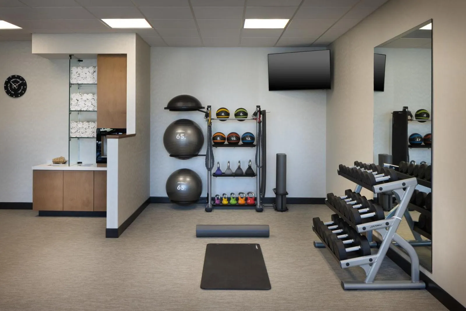 Fitness centre/facilities in Springhill Suites by Marriott Newburgh Evansville