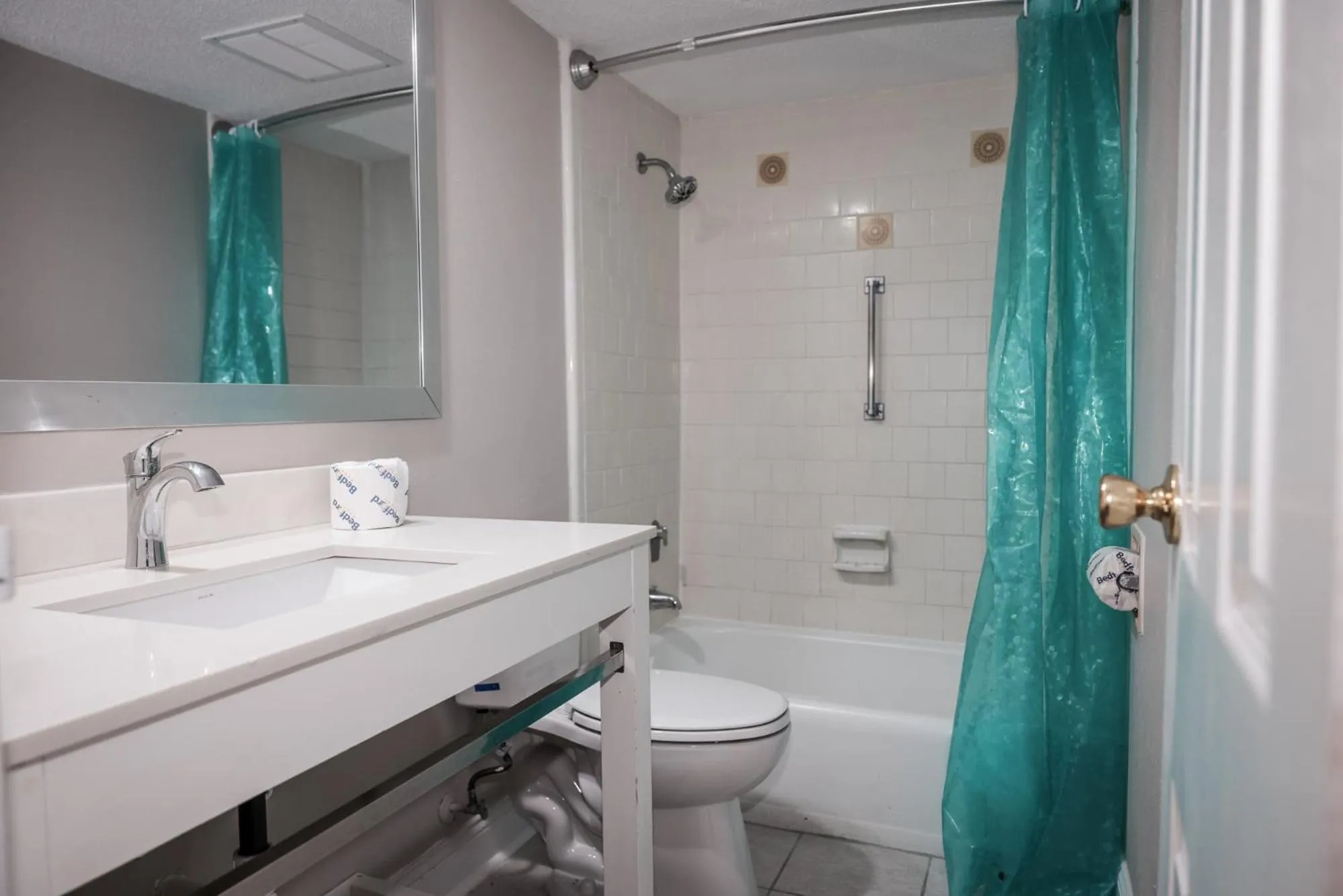 Bathroom in Riverside Inn & Suites Danville Virginia