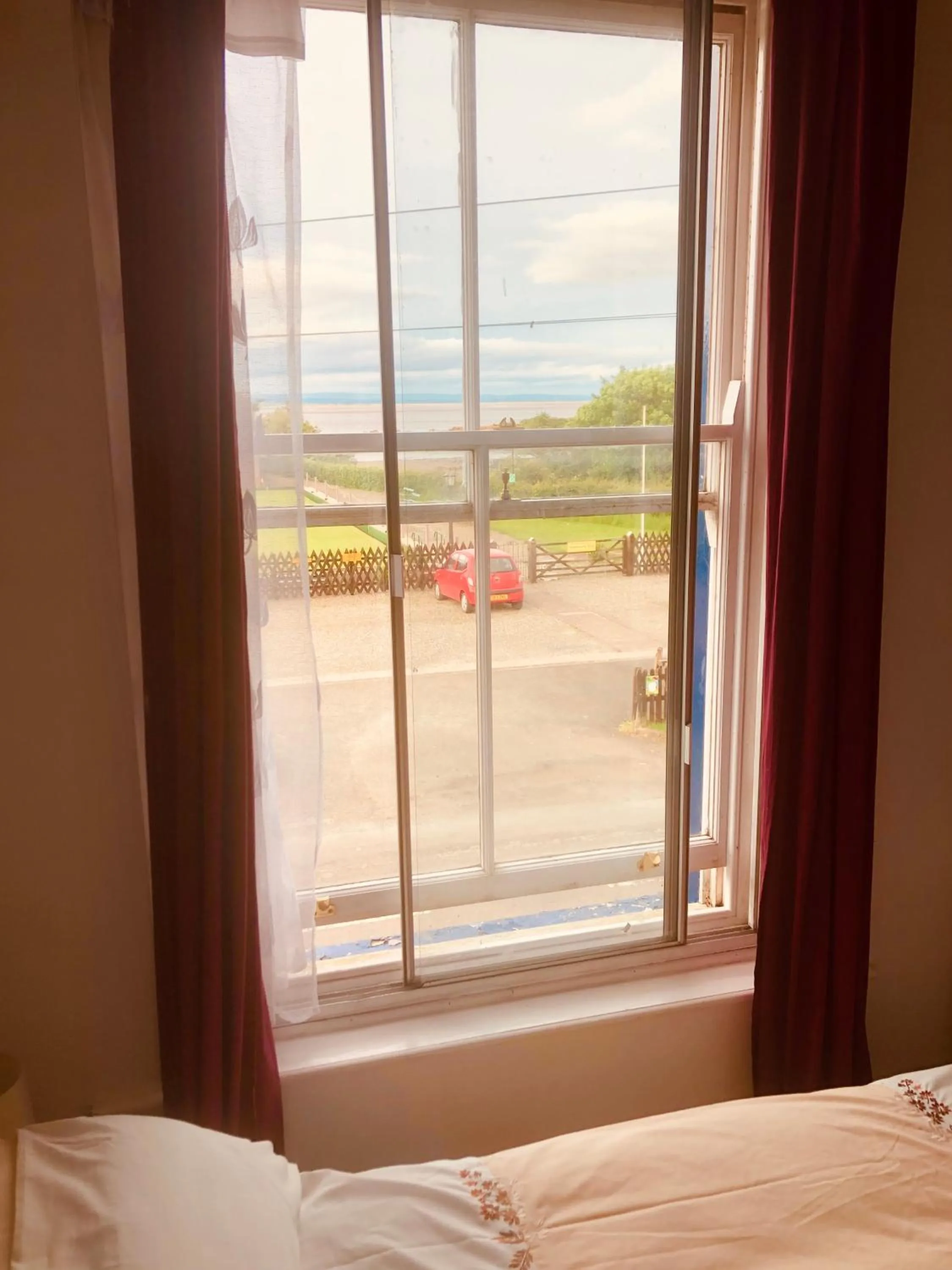 Bed in Hope & Anchor, Hadrian's Wall, Port Carlisle, Solway Firth, Area of Natural Beauty