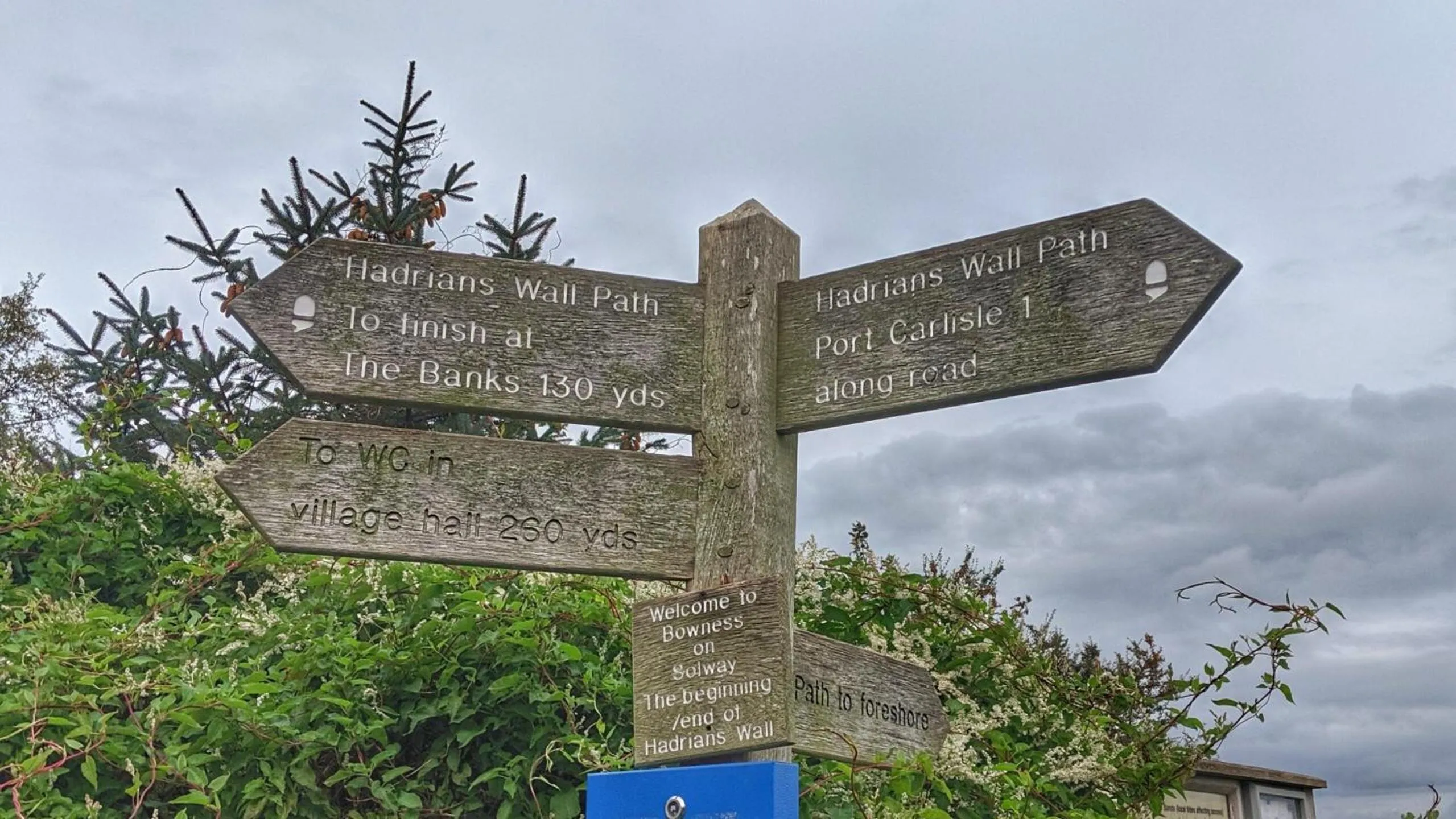 Nearby landmark in Hope & Anchor, Hadrian's Wall, Port Carlisle, Solway Firth, Area of Natural Beauty