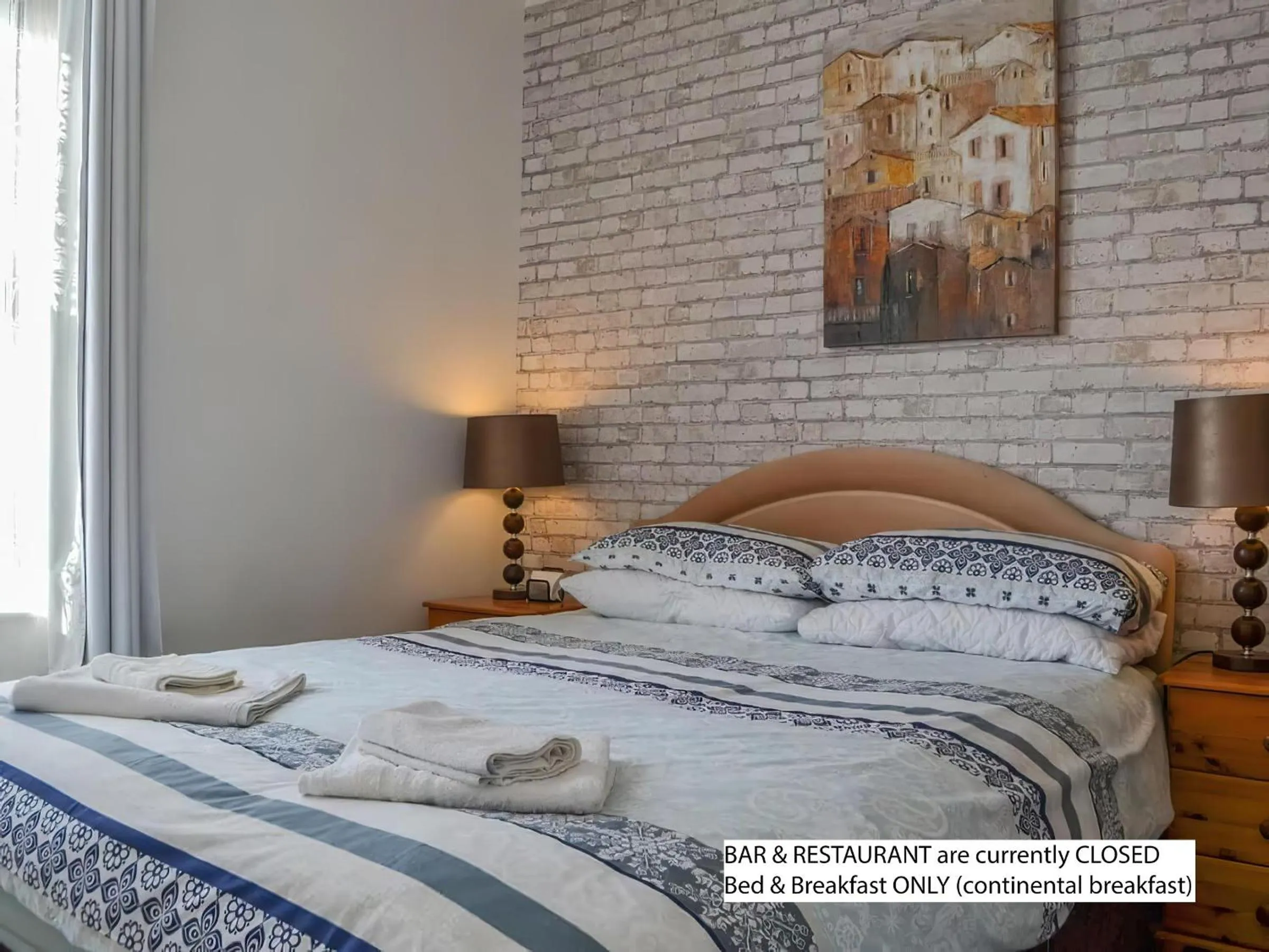 Bed in Hope & Anchor, Hadrian's Wall, Port Carlisle, Solway Firth, Area of Natural Beauty