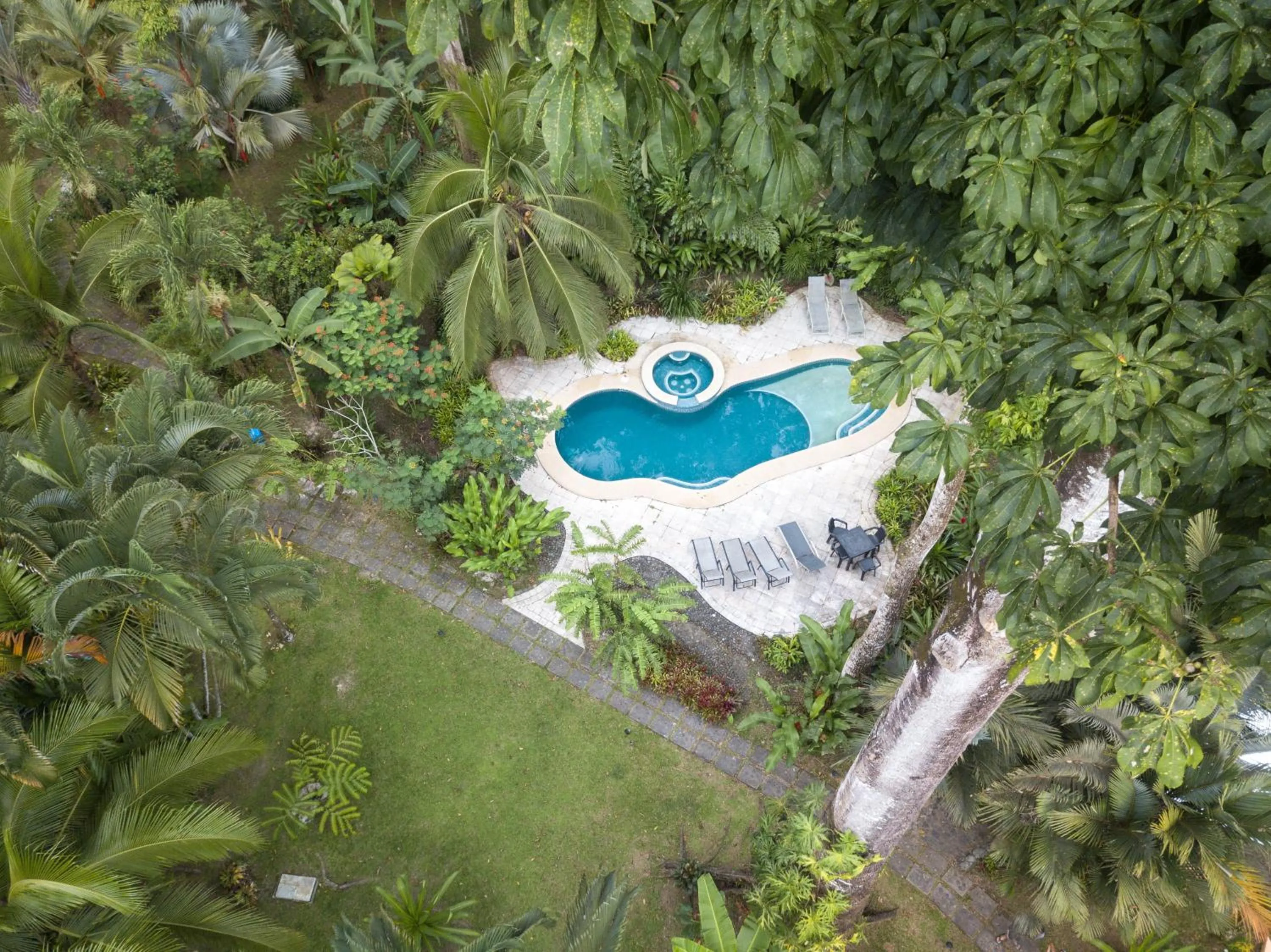 Bird's eye view in El Nido Jungle Lodge