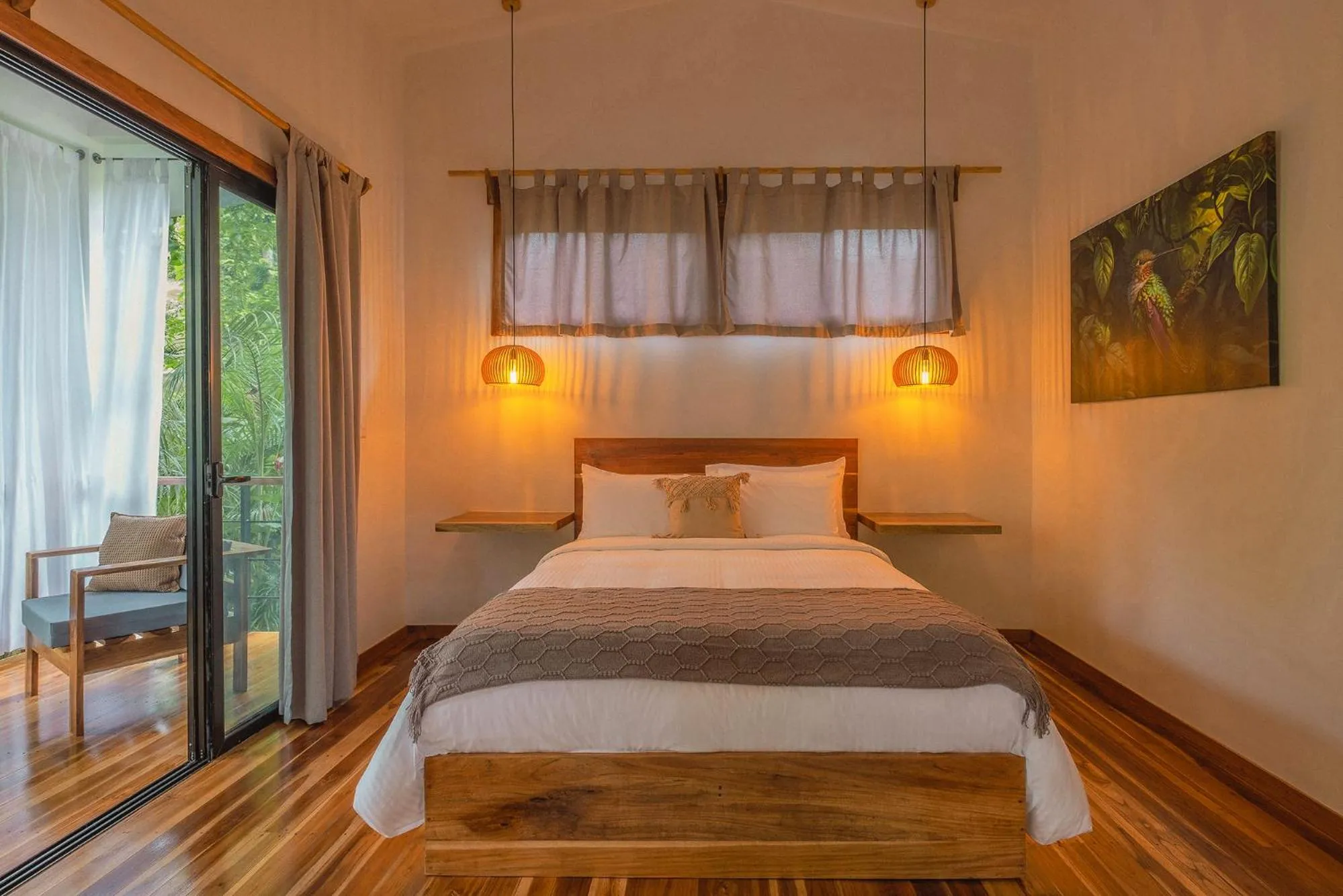 Bedroom, Bed in El Nido Jungle Lodge