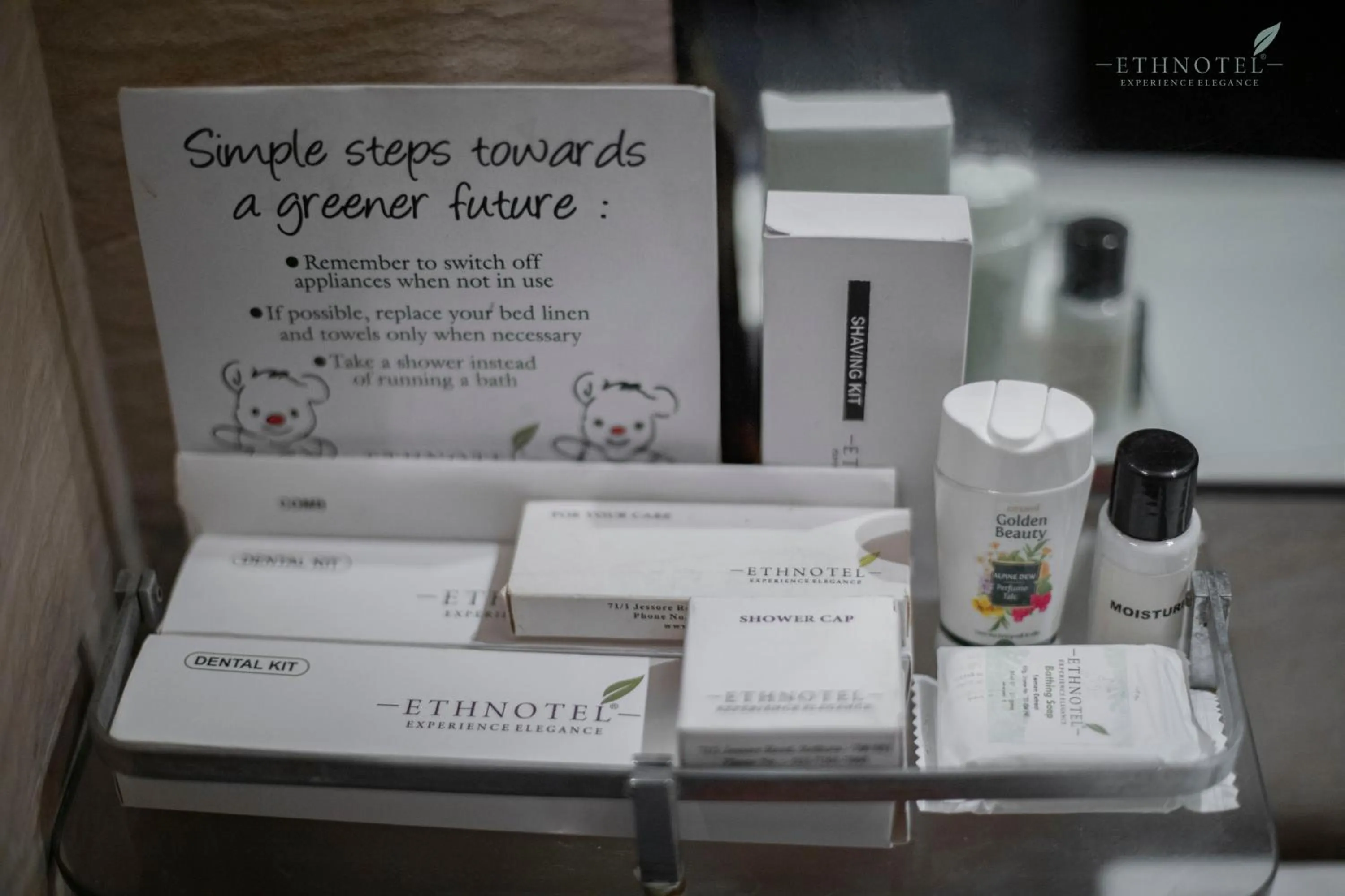 Bathroom in Ethnotel, Kolkata Airport