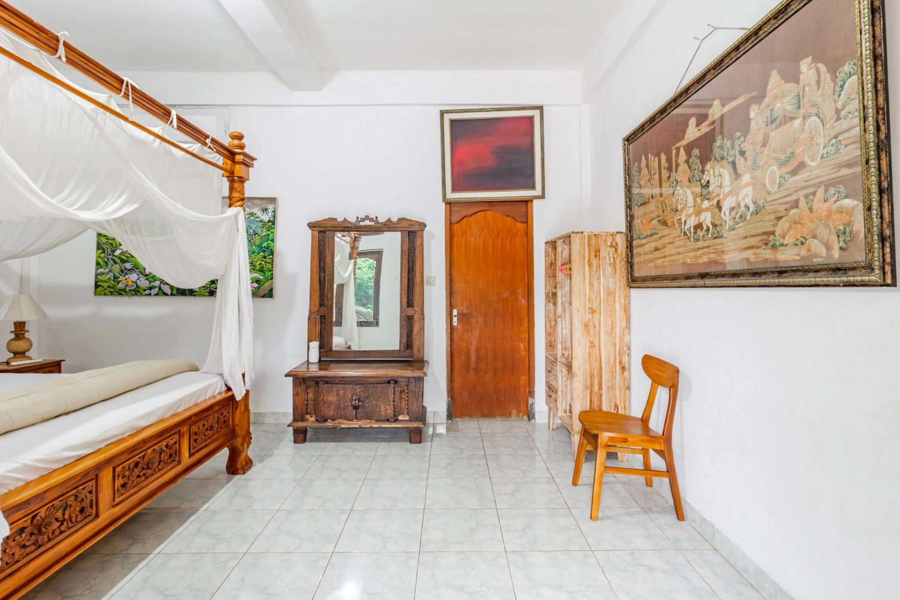 Bedroom, Bed in Belvilla Ratna Resort Ubud PalaceNearUbud Palace
