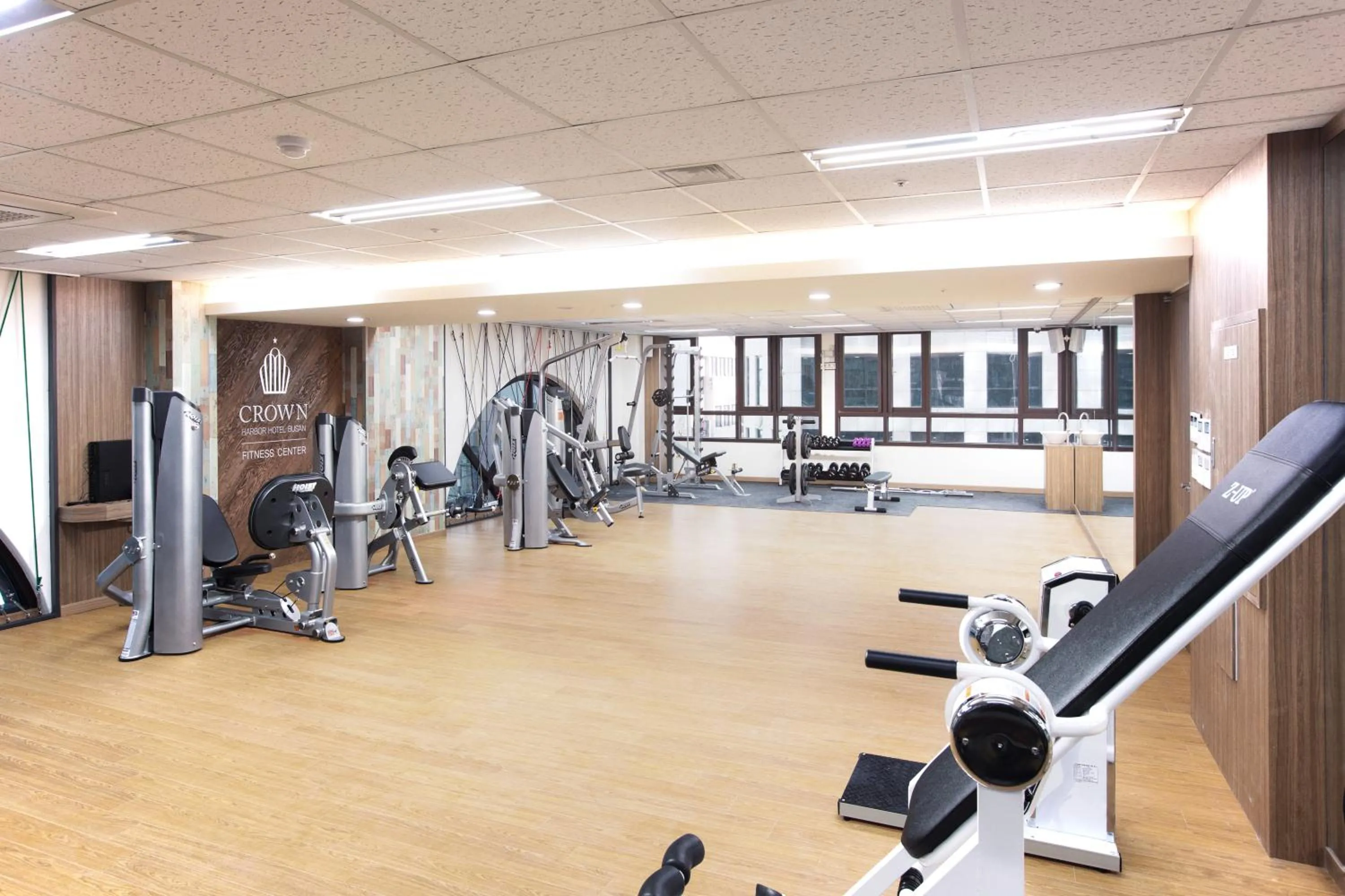 Fitness centre/facilities in Crown Harbor Hotel Busan