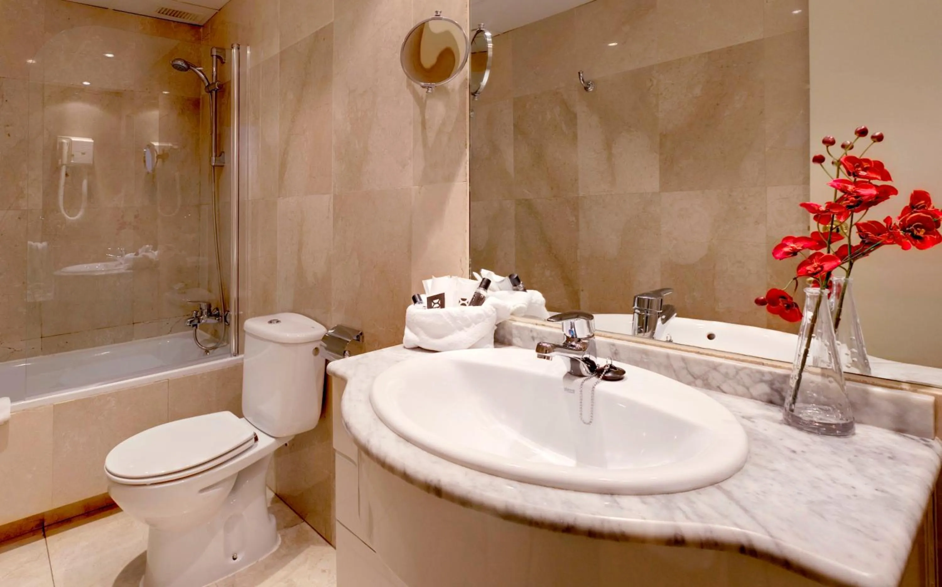 Bathroom in Hotel Madrid Torrejon Plaza