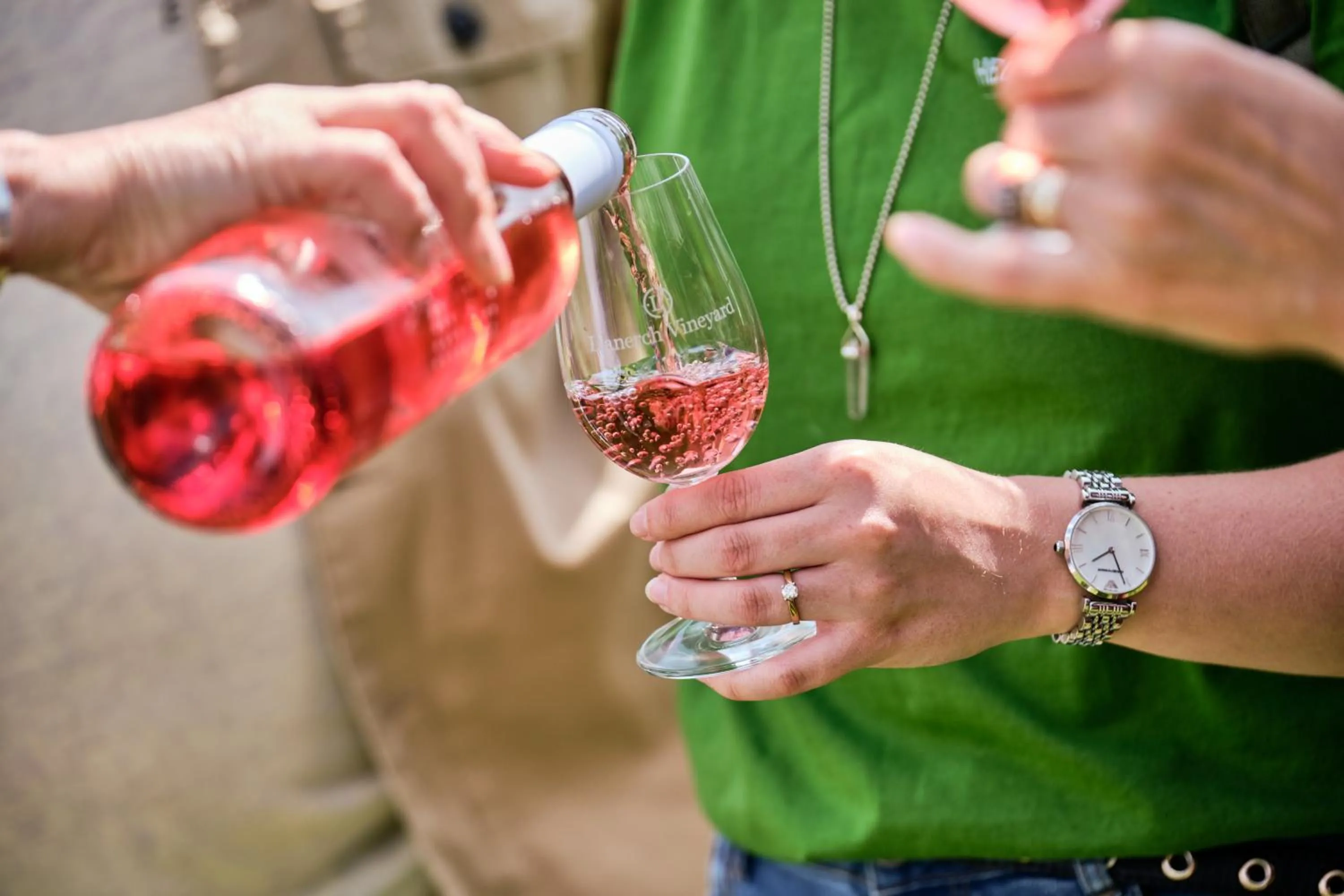 People in Llanerch Vineyard Hotel