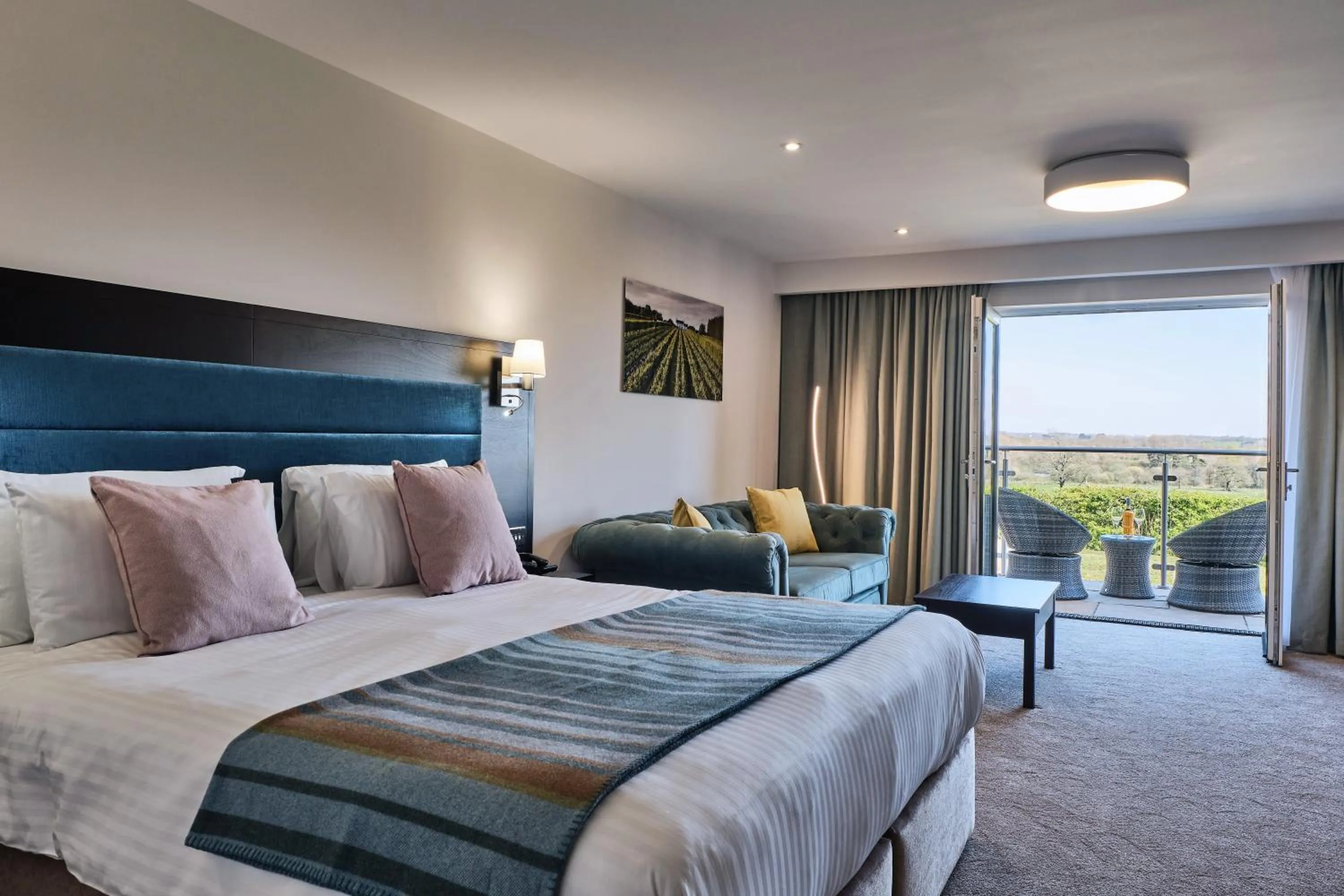 Photo of the whole room, Bed in Llanerch Vineyard Hotel