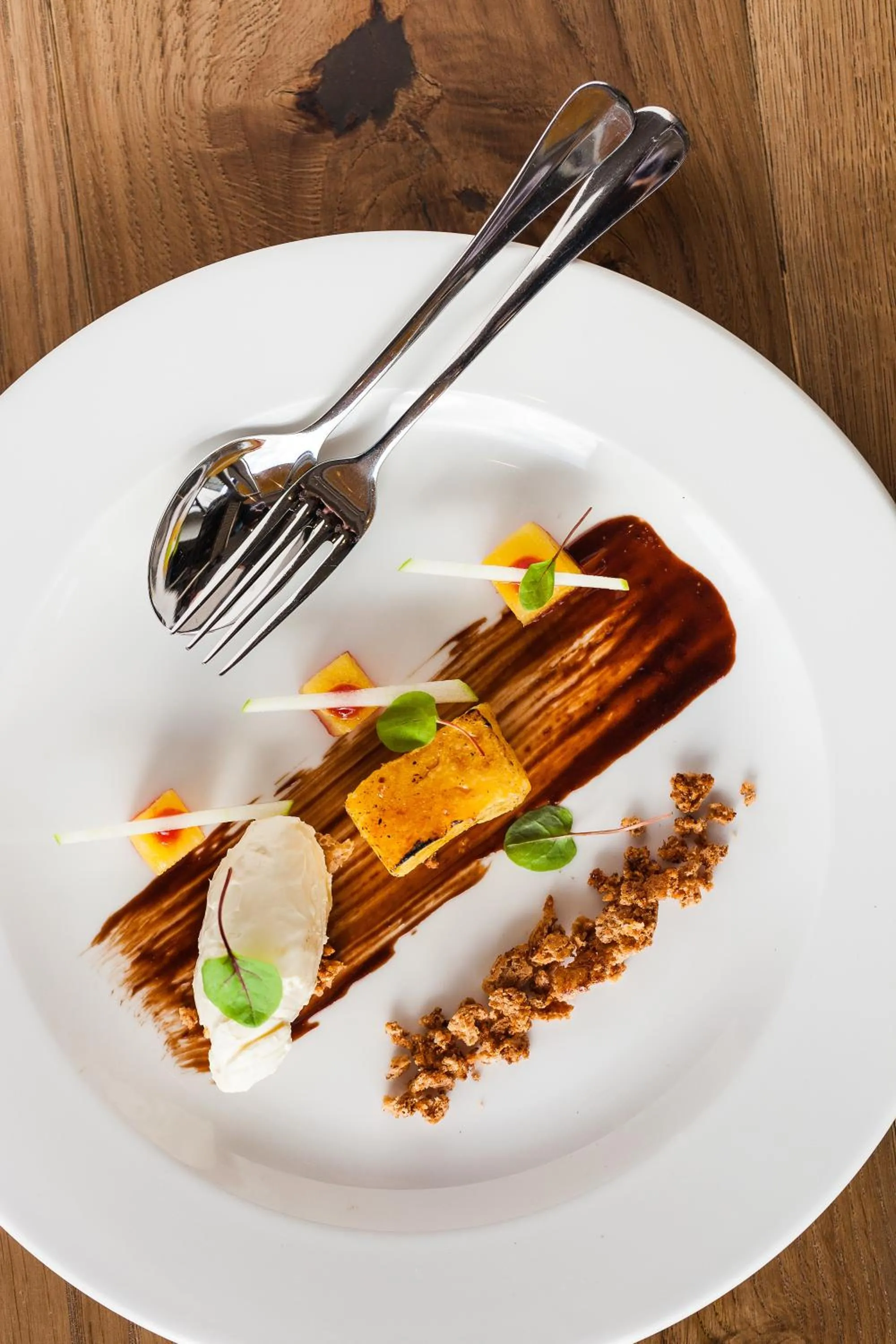 Food in Llanerch Vineyard Hotel